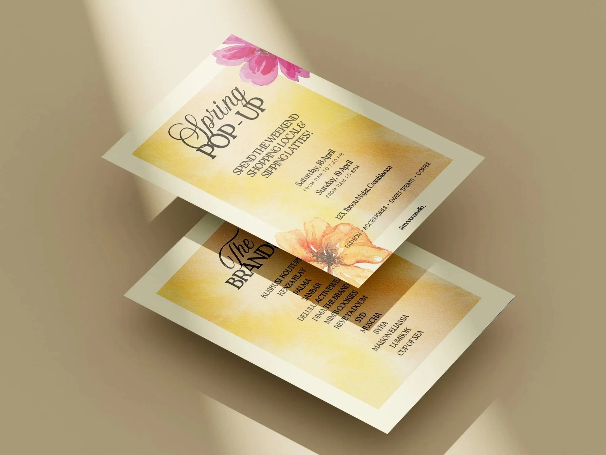 SPRING POP UP - Flyer Design