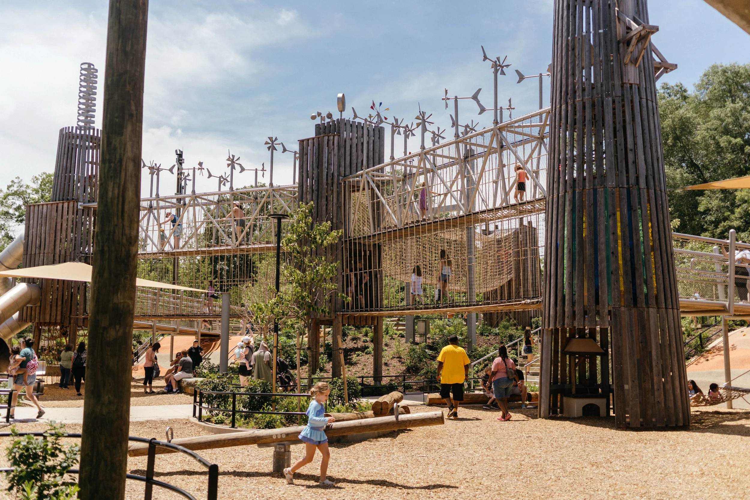 Play Towers at Gipson Play Plaza