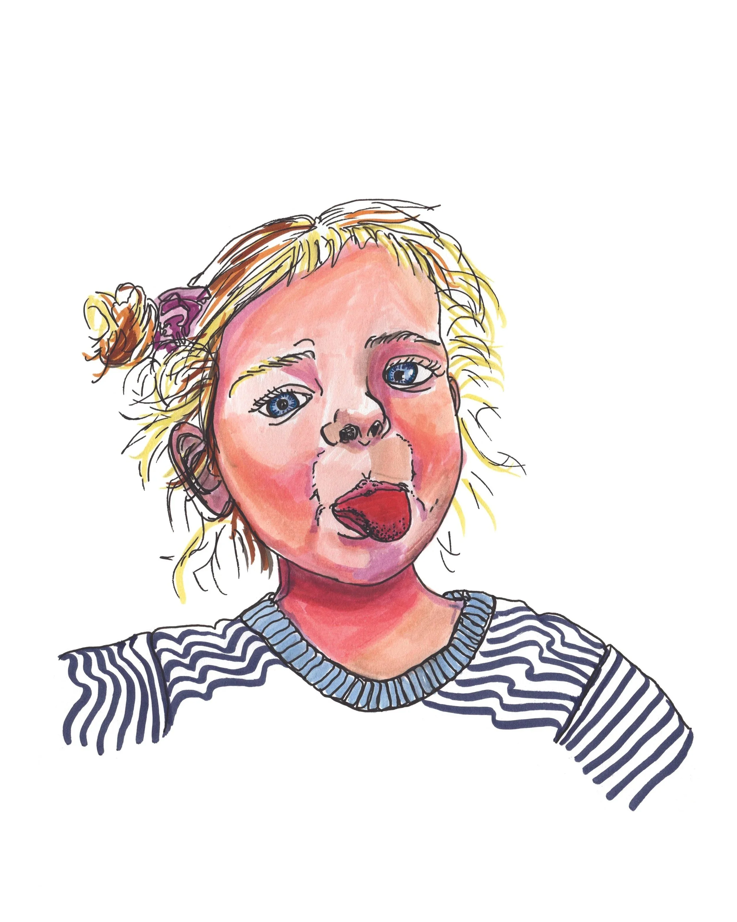 Squiggly People Portraits