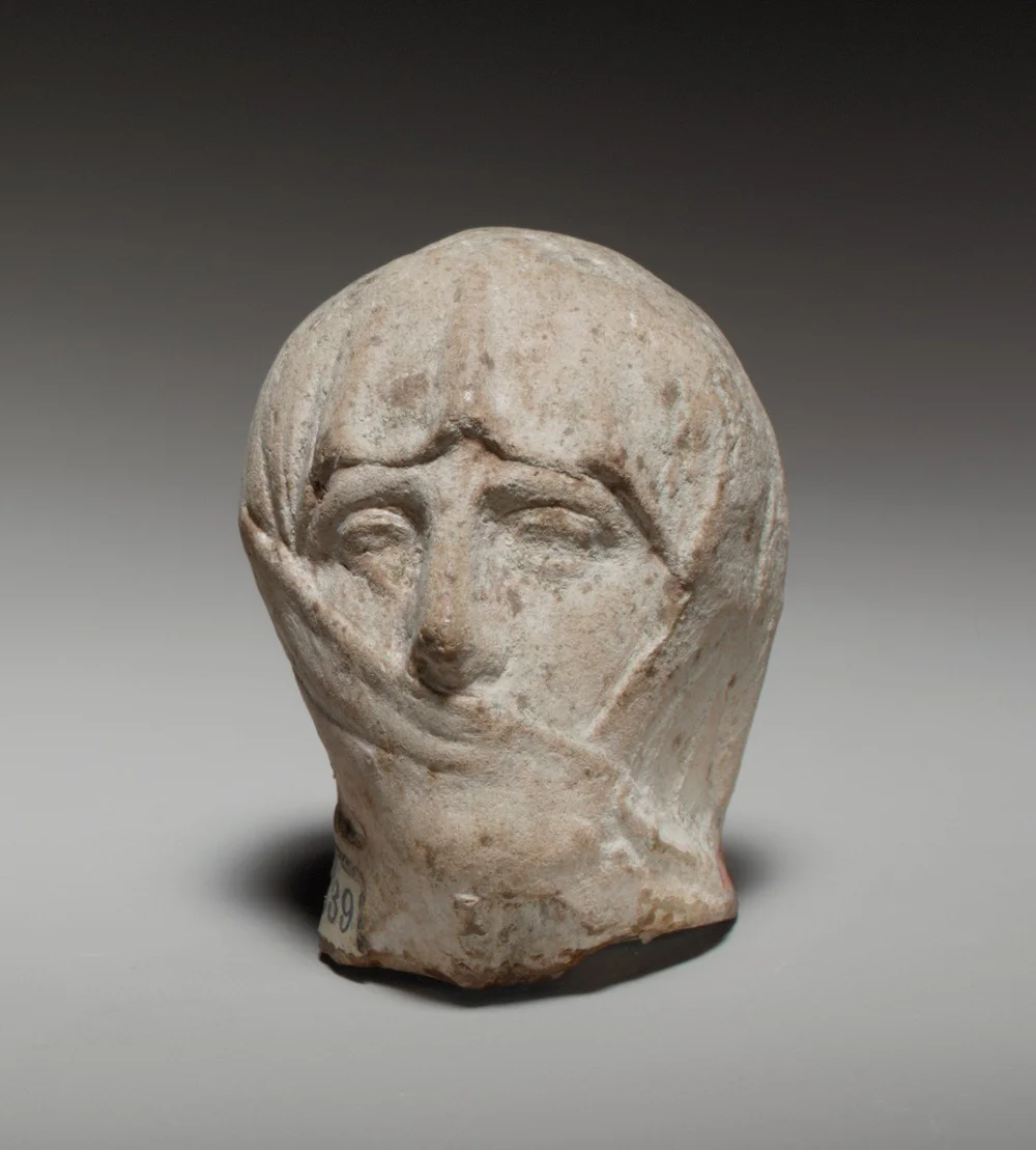 Head of a Veiled Greek Woman