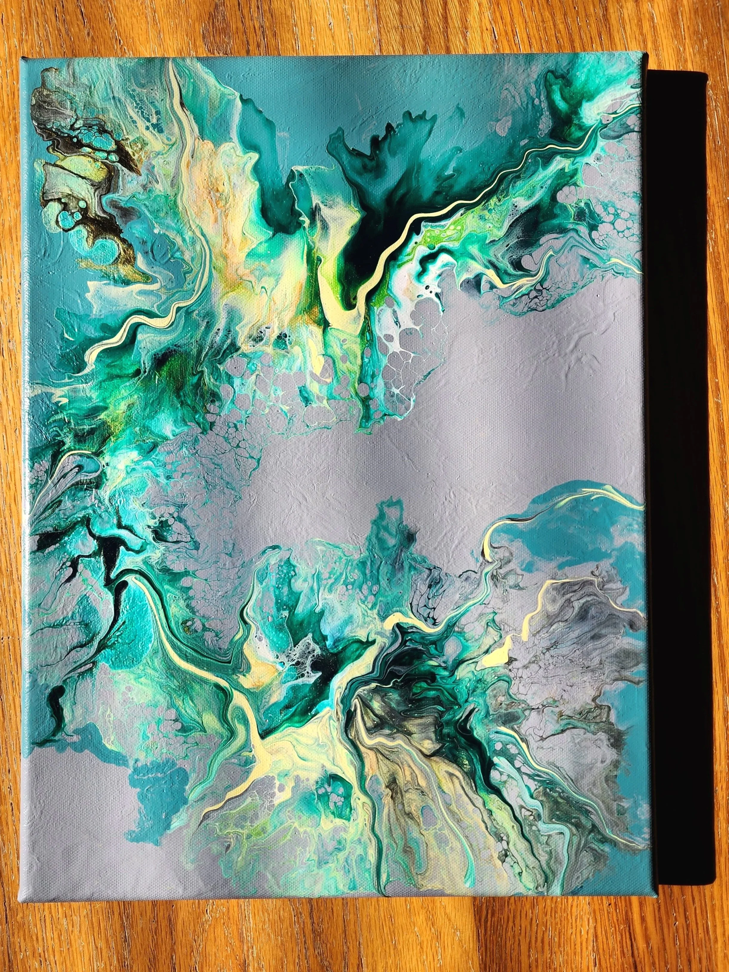 Oz: An acrylic painting on canvas inspired by the movie classic, The Wizard of Oz. SOLD