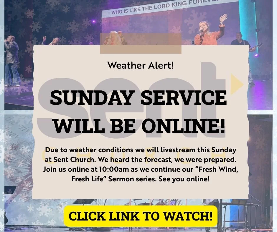 Join us online Sunday at 10:00am
https://sentchurch.online.church