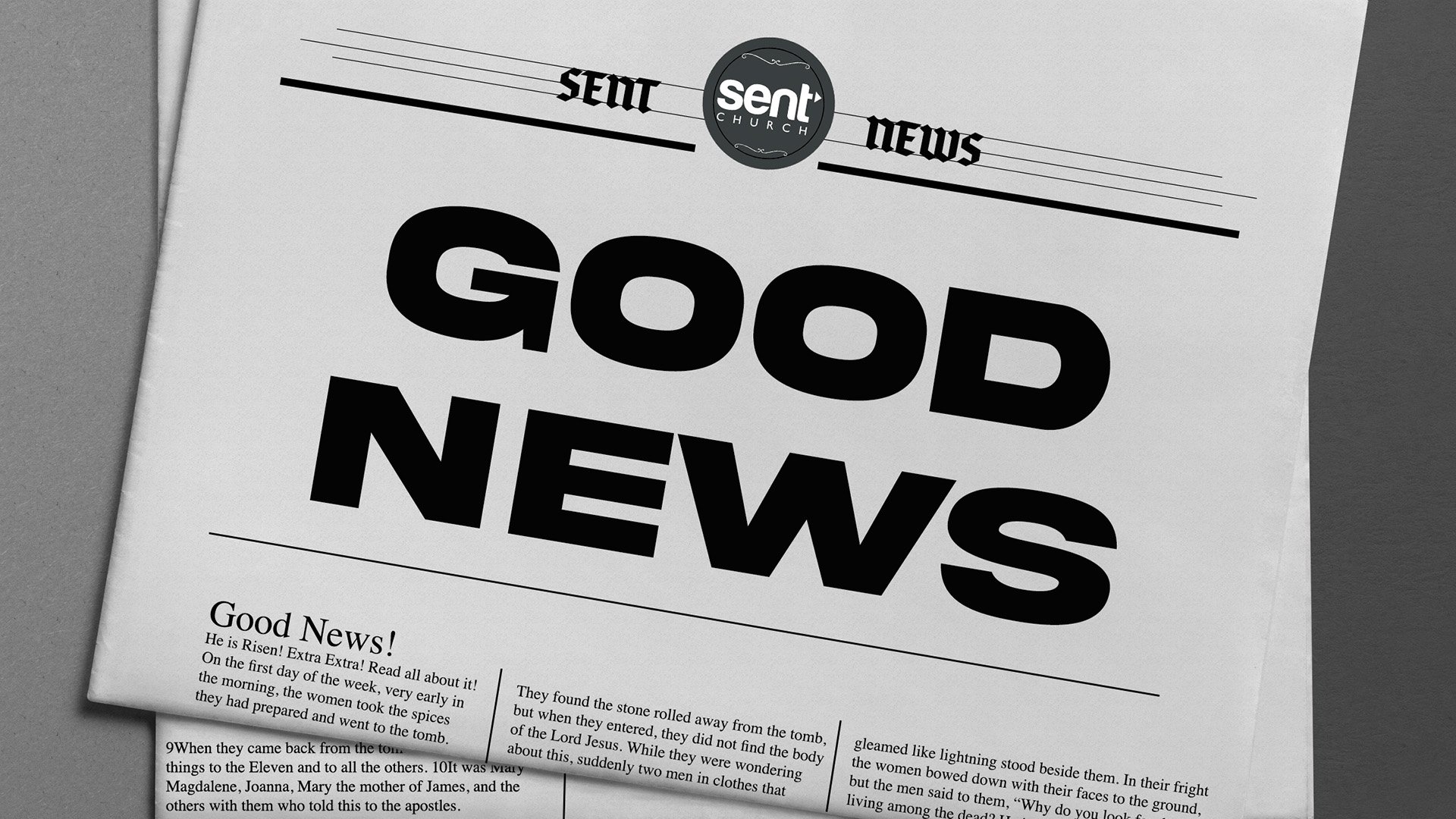 Easter Sunday - Good News!