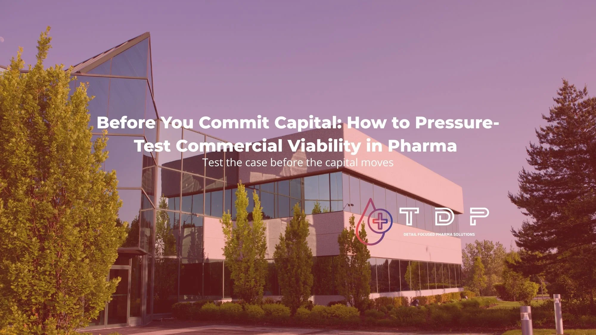 Before You Commit Capital: How to Pressure-Test Commercial Viability in Pharma&nbsp;