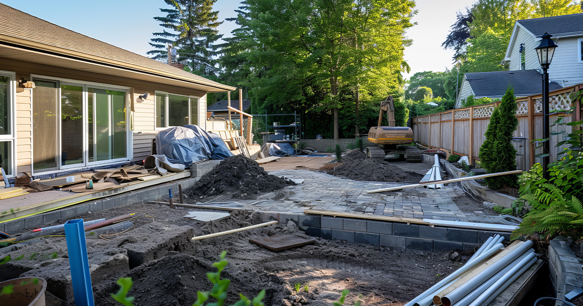 From Raw Land to Outdoor Living Space: A Project Walkthrough