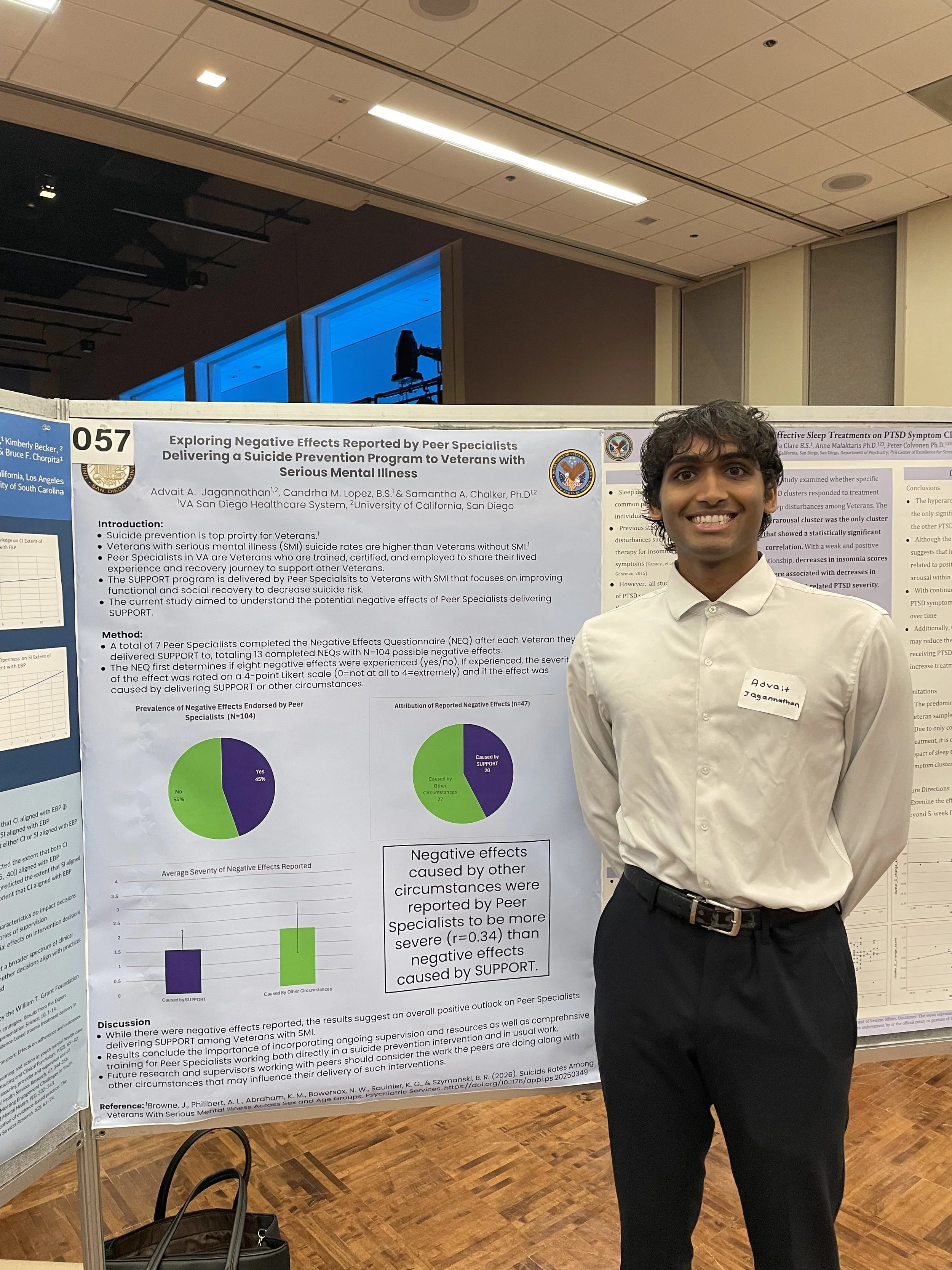 Advait's poster presentation at the 2026 Judd Symposium