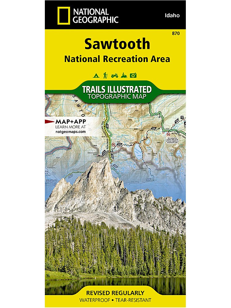 SAWTOOTH NATIONAL RECREATION AREA MAP