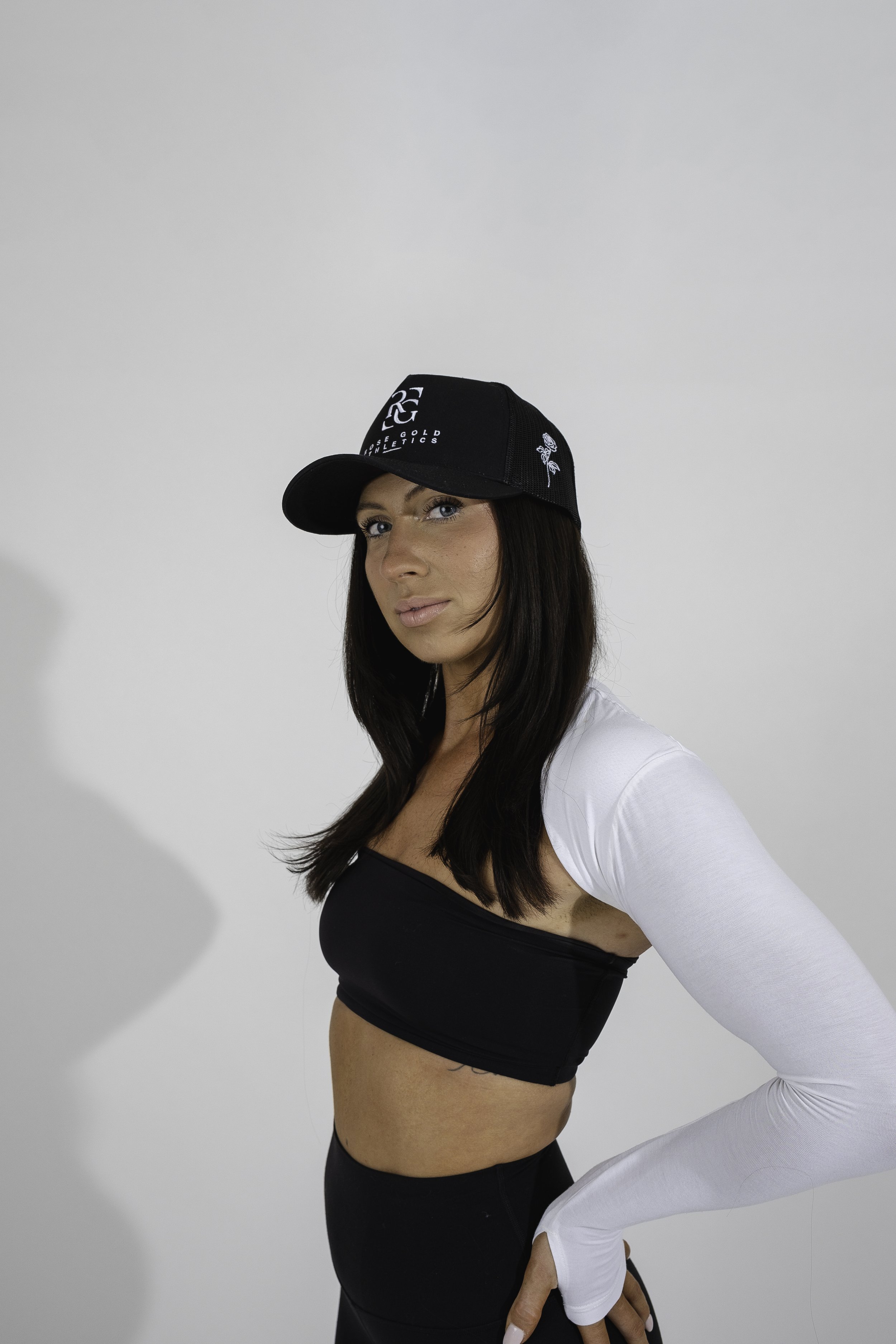 Onyx Rose Trucker Hat