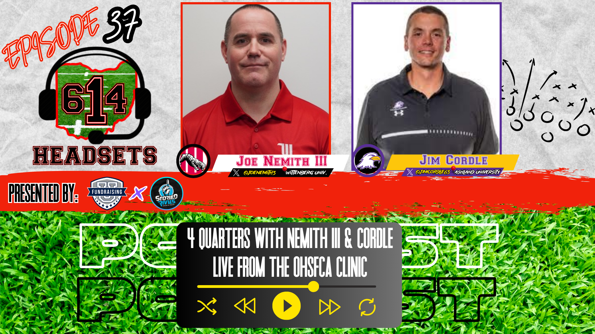 Episode 37: Four Quarters with Joe Nemith III (Wittenberg University) &amp; Jim Cordle (Ashland University) 