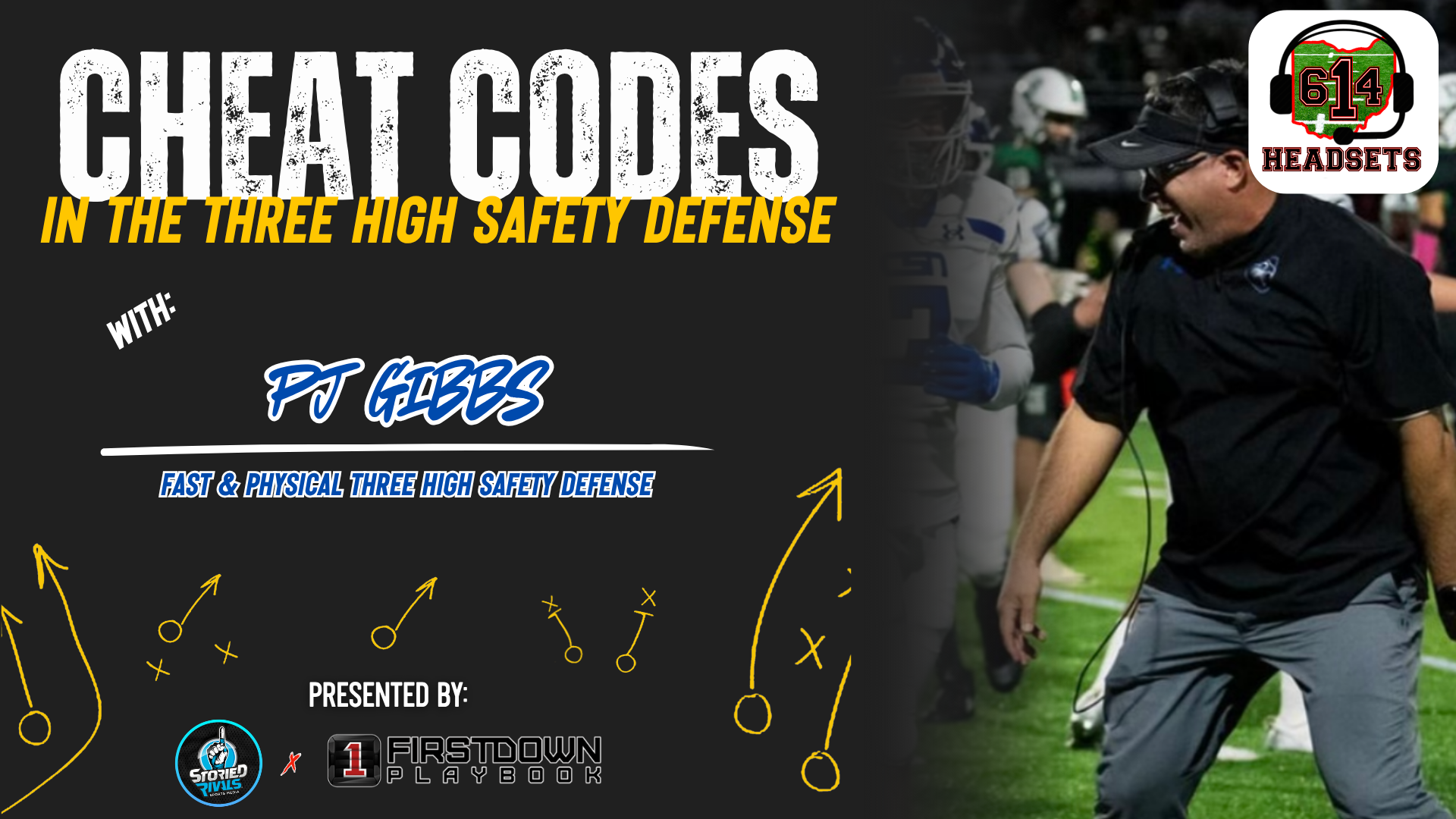 Episode 98: Cheat Codes in the Three High Safety Defense ft. PJ Gibbs (Fast &amp; Physical Three High Safety Defense)