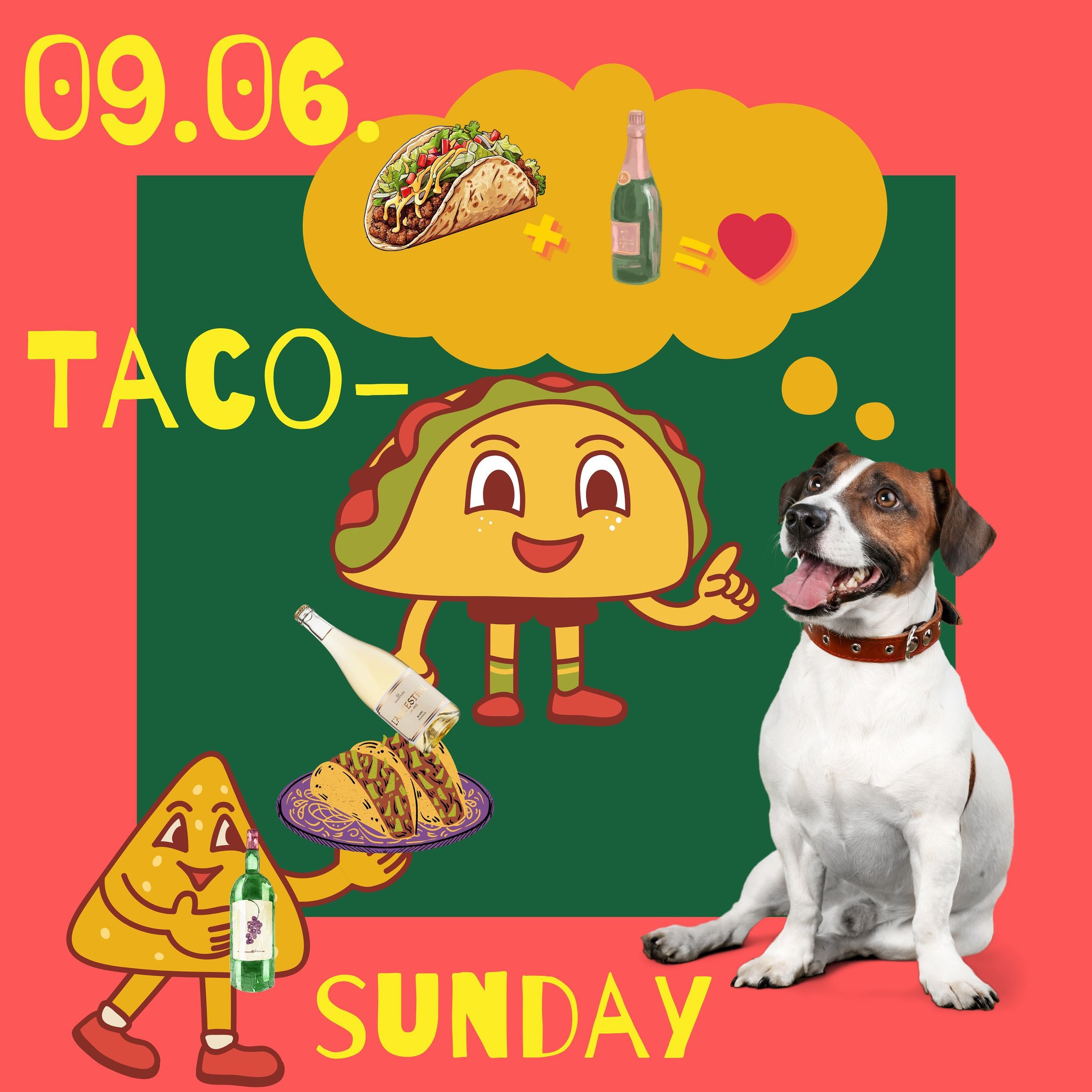 Ein wunderbaren kleinen Freitag w&uuml;nschen wir euch! 

🌮🌮🌮🌮🌮🌮🌮🌮🌮🌮🌮🌮🌮🌮

Es gibt noch ein kleines Event f&uuml;r euch! 

Am 09.06.24 hat Philip Geburtstag, also machen wir einen Taco Sunday mit Orangewine, Ancestral PetNat &amp; kalifo