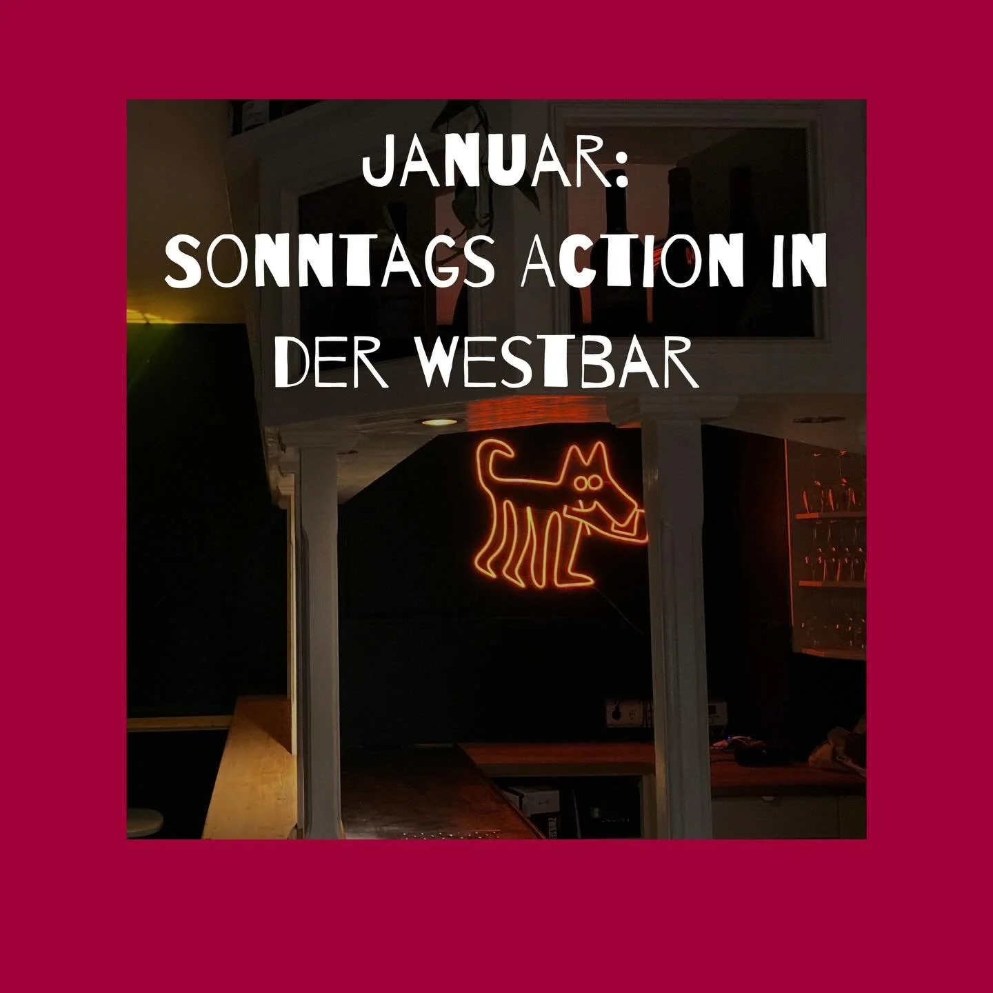 Happy new year!

Wir haben bis zum 18.01 eine komprimierte Essenskarte. Aber ihr kommt dennoch auf eure kulinarischen Kosten ❤️

F&uuml;r die Sonntags Info checkt den Slide!