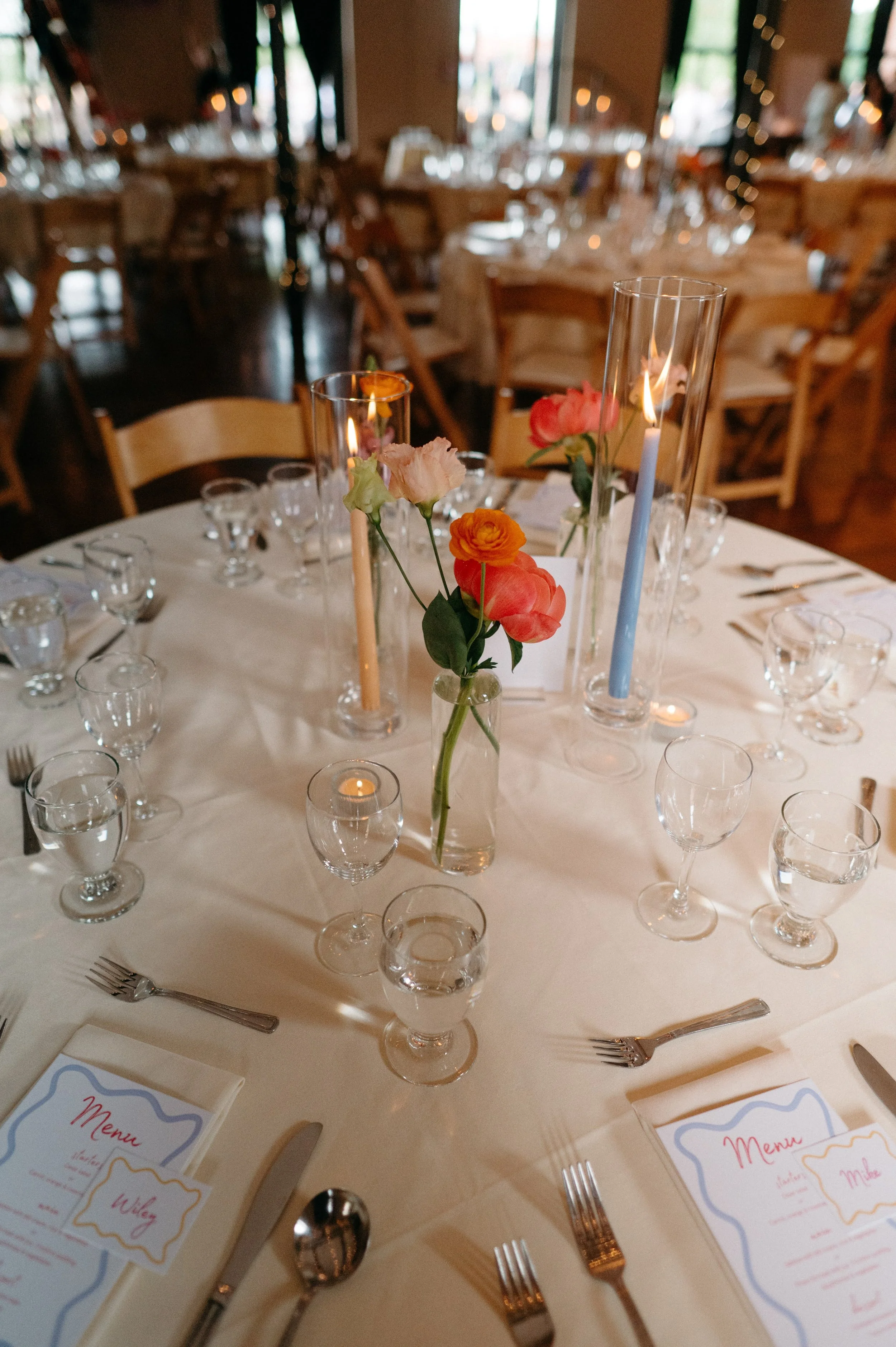 mariage d'été et coloré