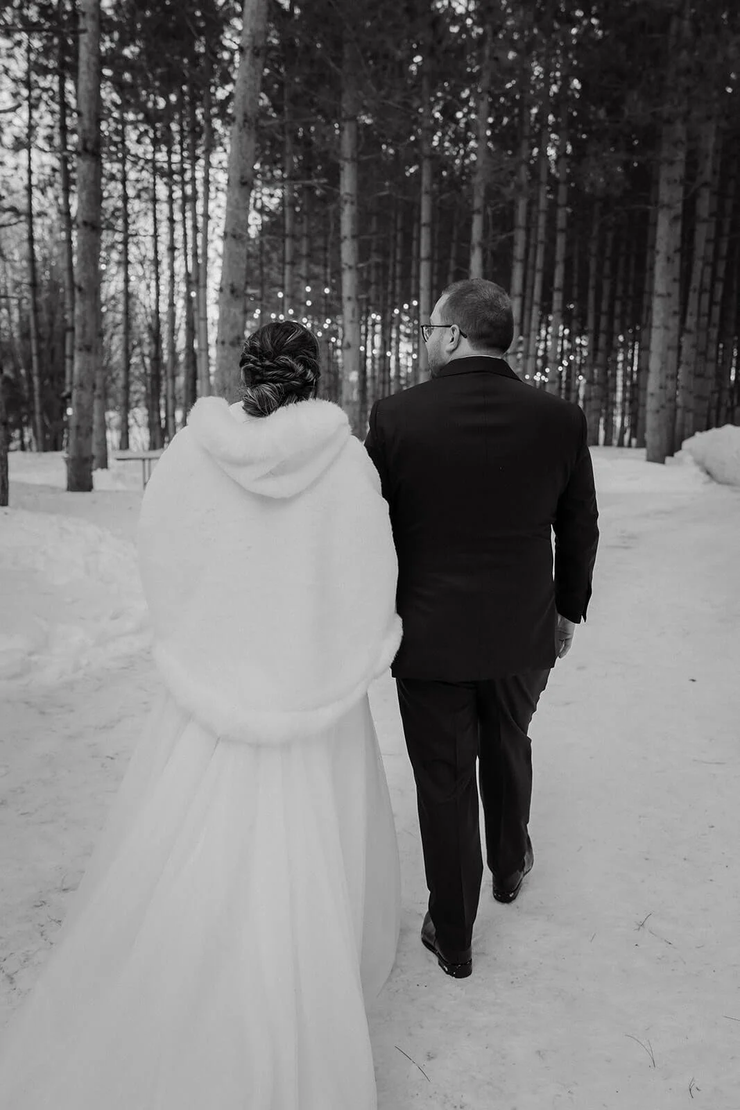 Mariage d'hiver au Quebec : K +V