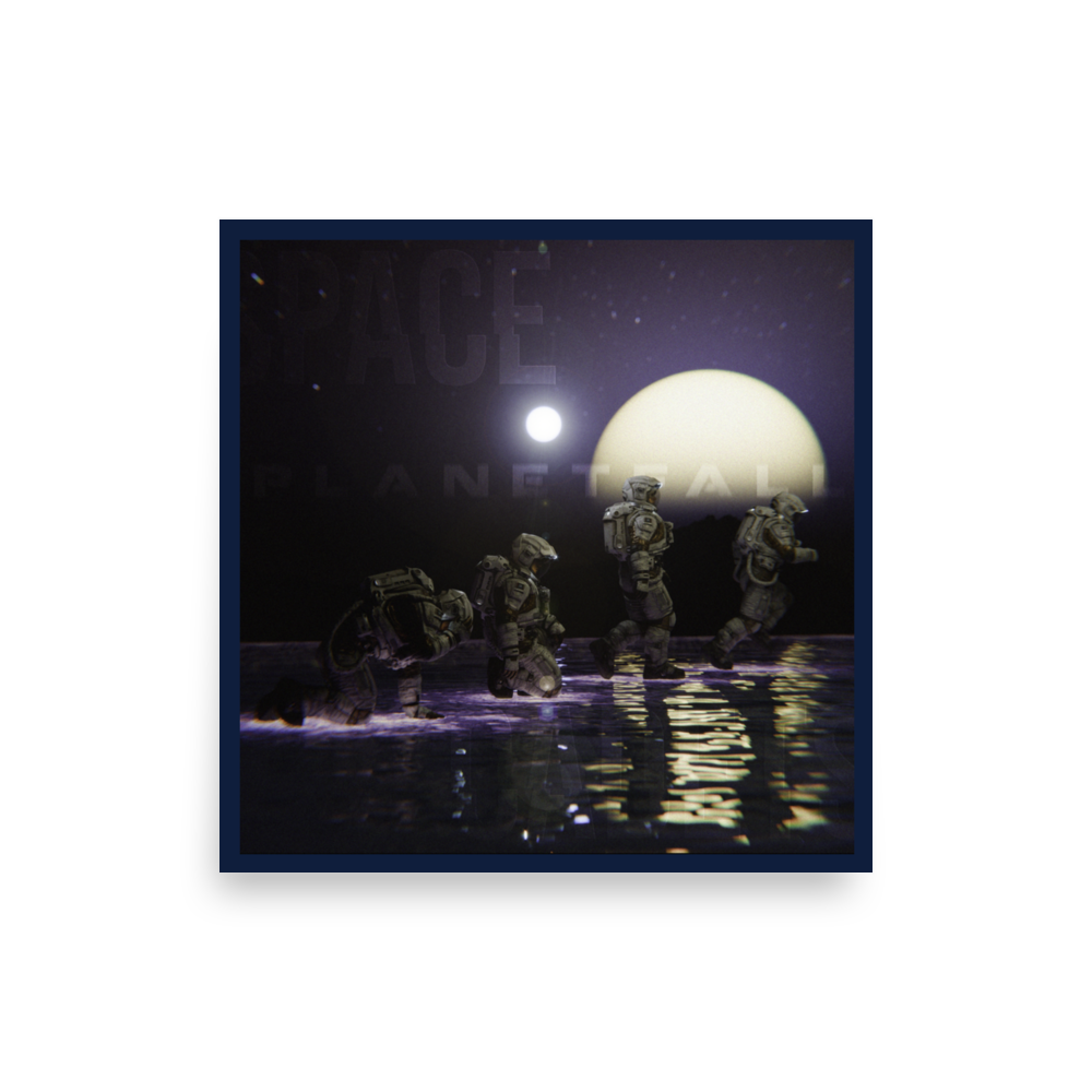Planet Fall Spaceman Planetfall Matte Poster — SPACE CADETS