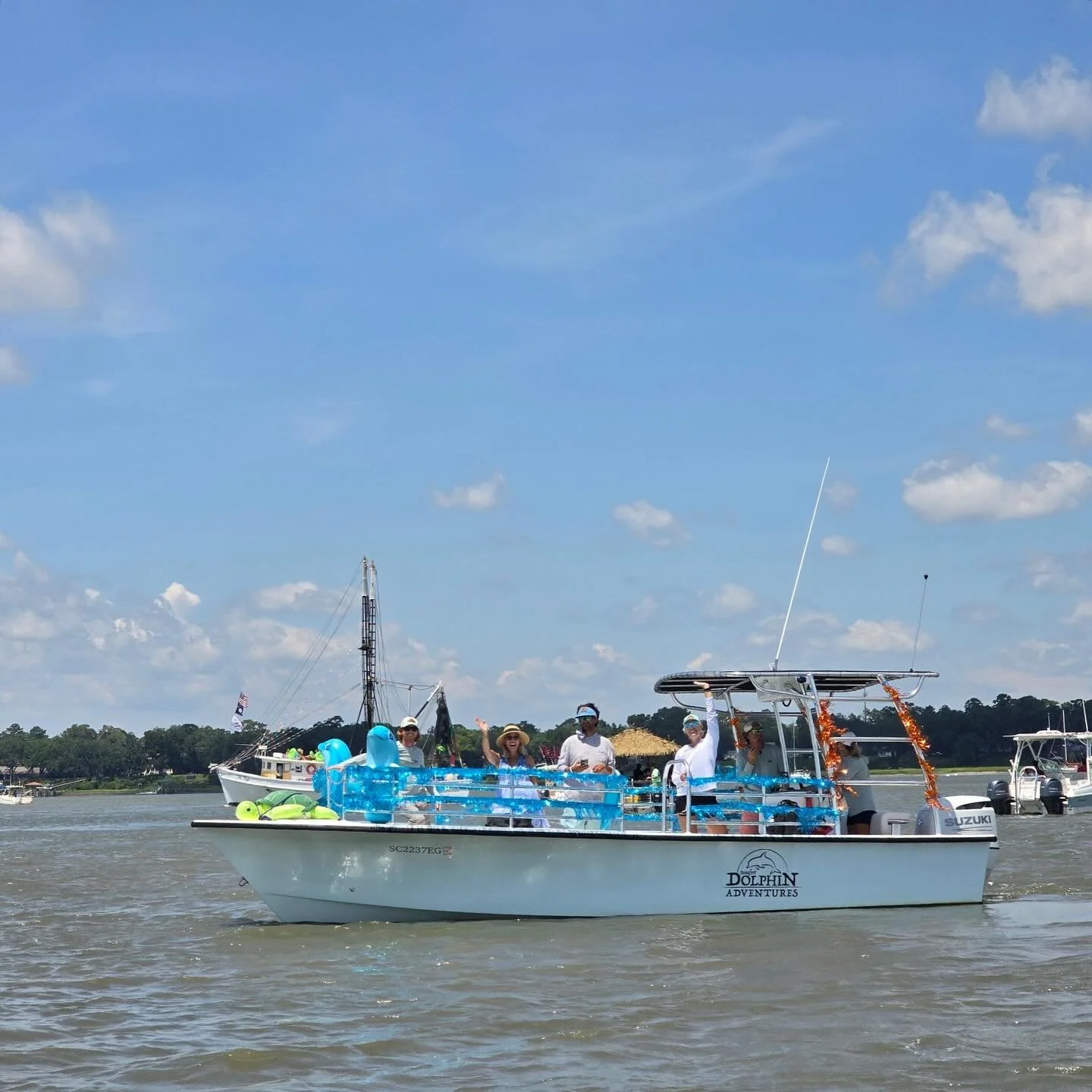 We had so much fun participating in the Blessing of the Fleet boat parade to end Water Fest 2025. Water Fest may be over, but everyday is still a great day to get outside on our waterways (well, we think so anyways!)