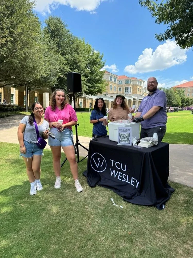 Dippin’ Dots with TCU Wesley!