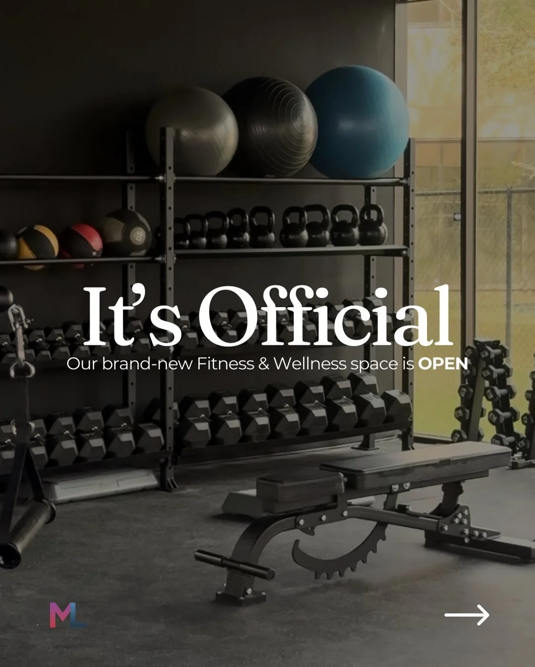 Our brand-new Fitness &amp; Wellness space is officially open! From strength training to recovery zones, everything is designed to help you feel your best. Ready to see it in person? Book your visit today and start your journey to stronger, healthier