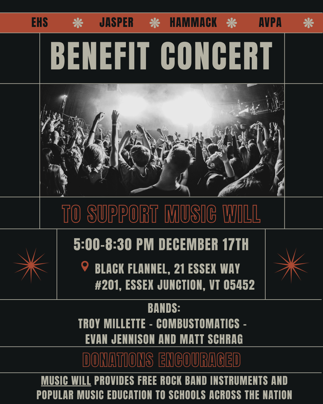 Benefit Concert at Black Flannel Brewing Co.