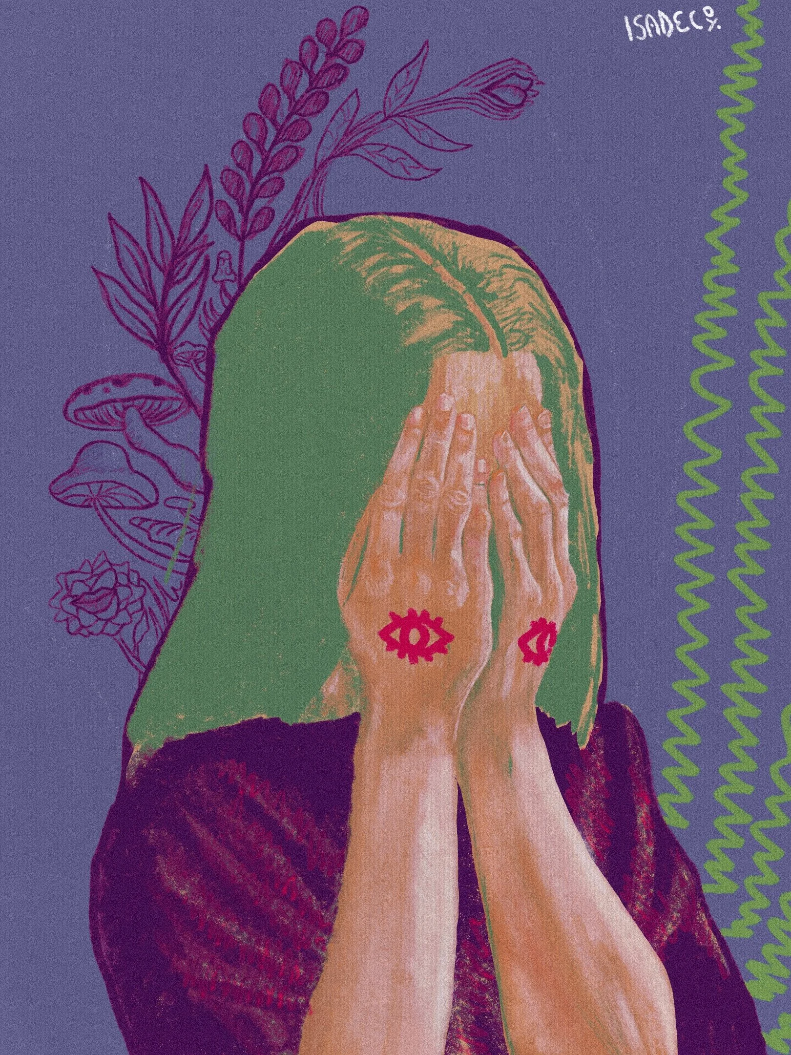 Title: Portrait of Joseph // 2023 //
Materials: Done digitally in the Procreate App 