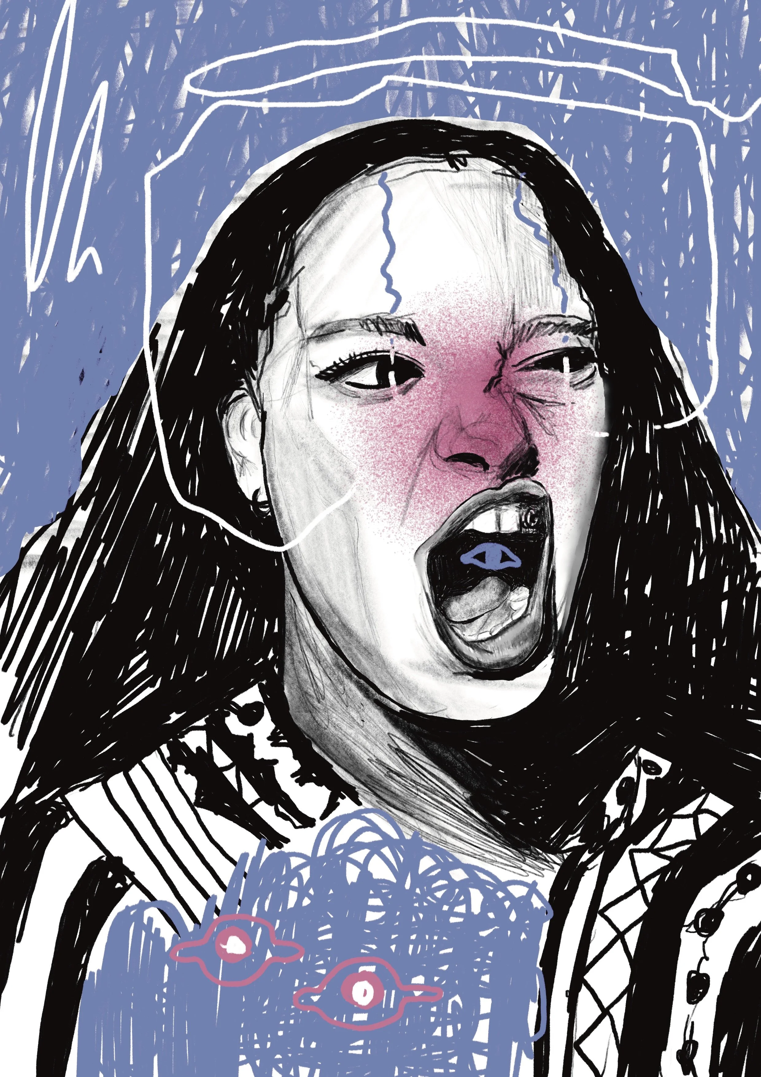 Title: Jorja Smith // 2023 //
Materials: Done digitally in the Procreate App 