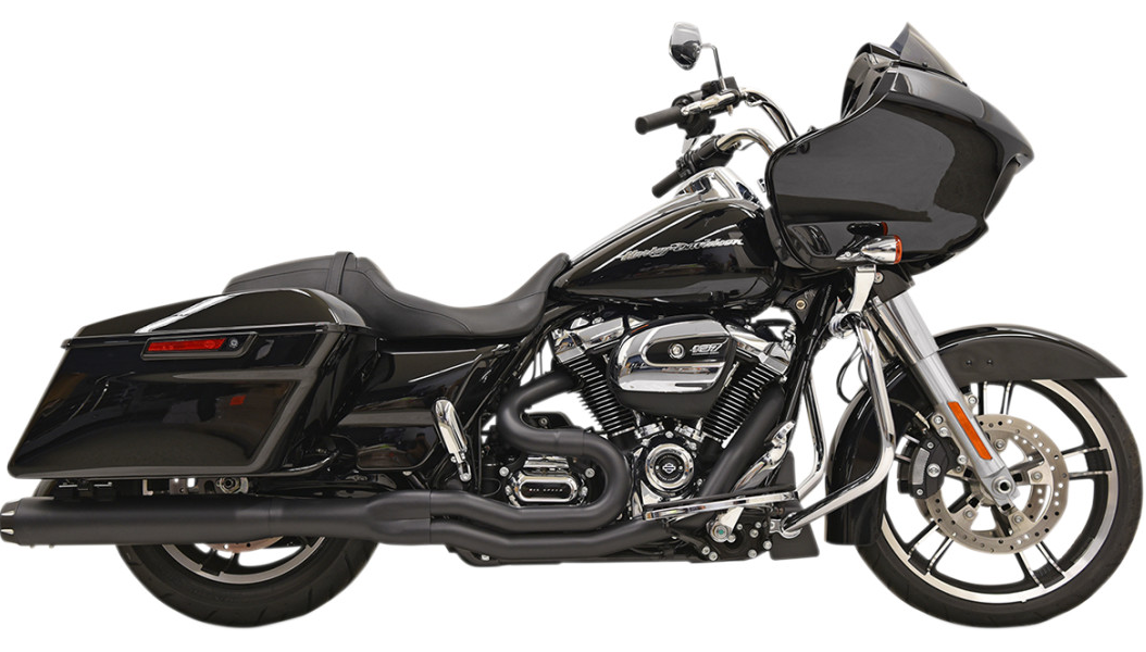 BASSANI XHAUST B4 2:1 Exhaust - Black - Straight Can
