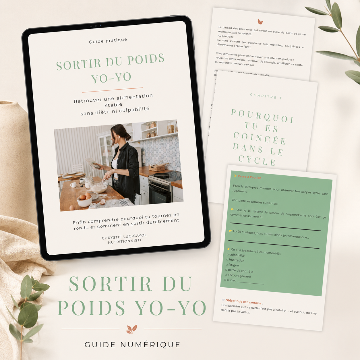 Sortir du poids yo-yo ✨(Guide numérique pour retrouver une alimentation stable et apaisée)