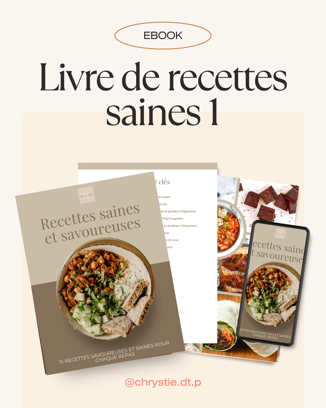 Livre de recettes saines & équilibrées