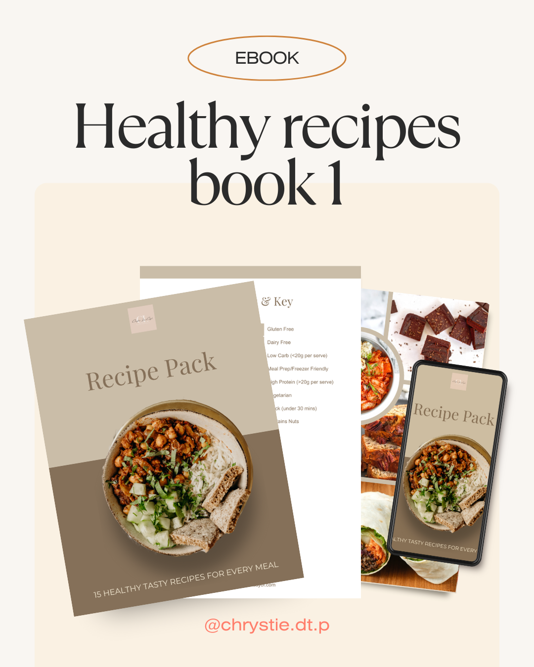 Healthy & balanced recipe book