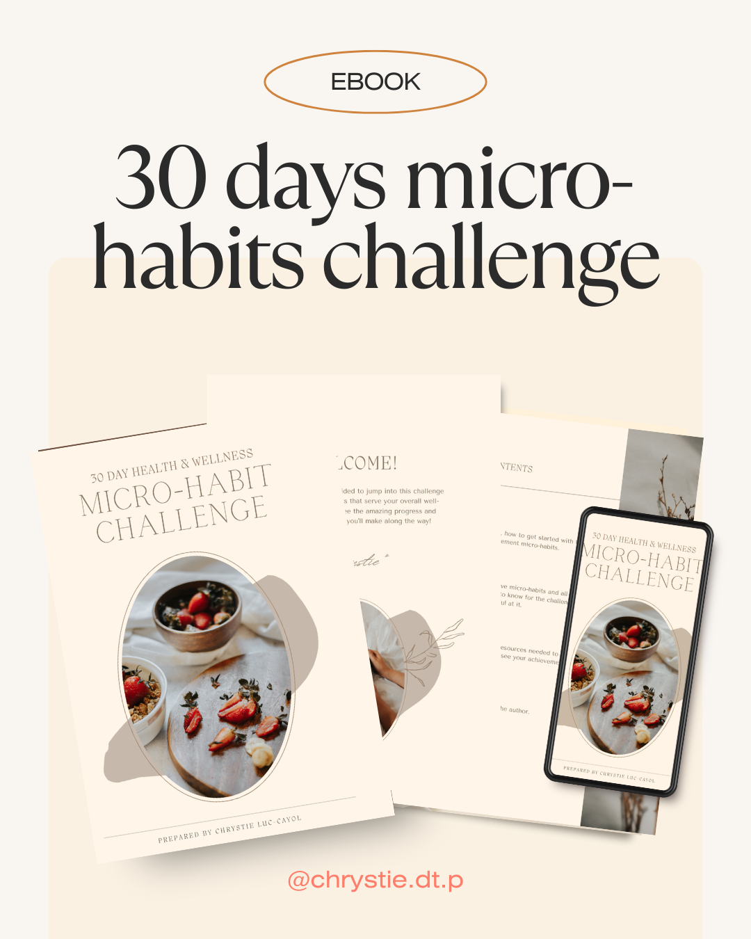 Challenge 30 days micro-habits health & well-being — practical book