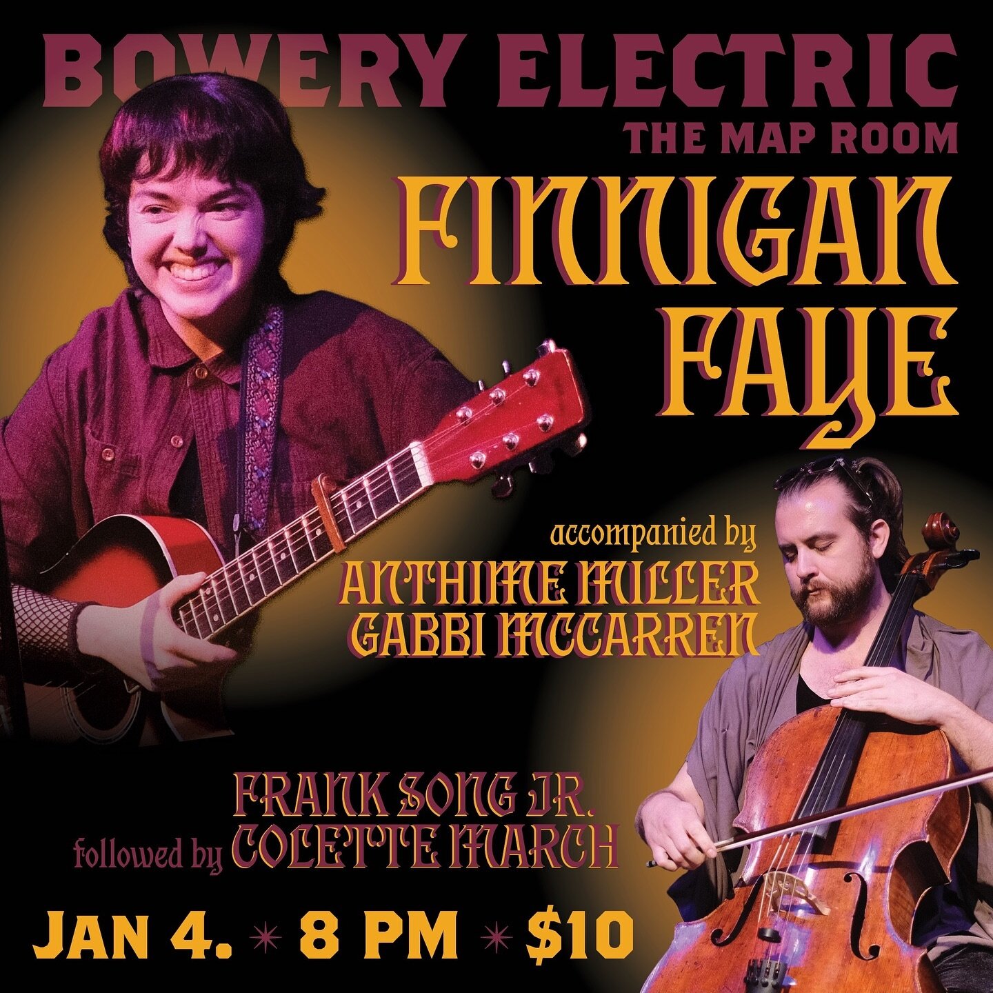 look at this graphic that @tenn.ison made for our show tomorrow!! very very excited to be playing my first set of the year @theboweryelectric with @anthimemillermusic &amp; @gabbi_mccarren! we will be doing some old &amp; new tunes in prep for upcomi