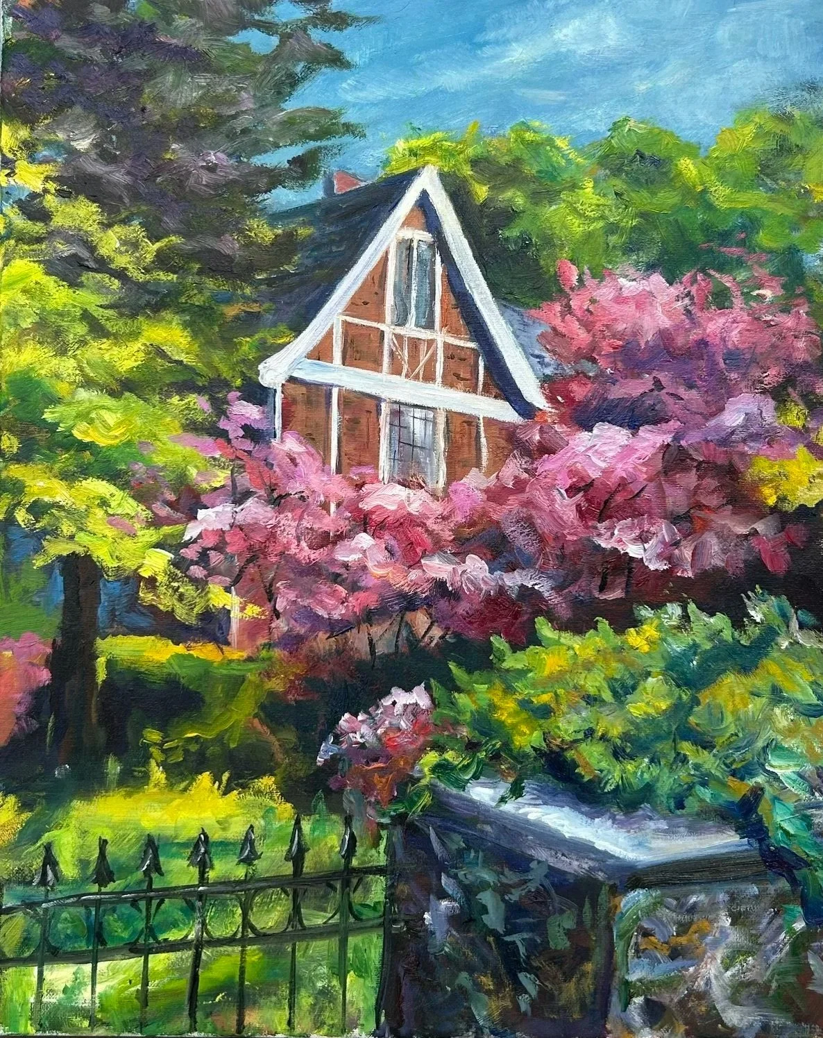Spring Tudor, 20x16, Oil on Canvas