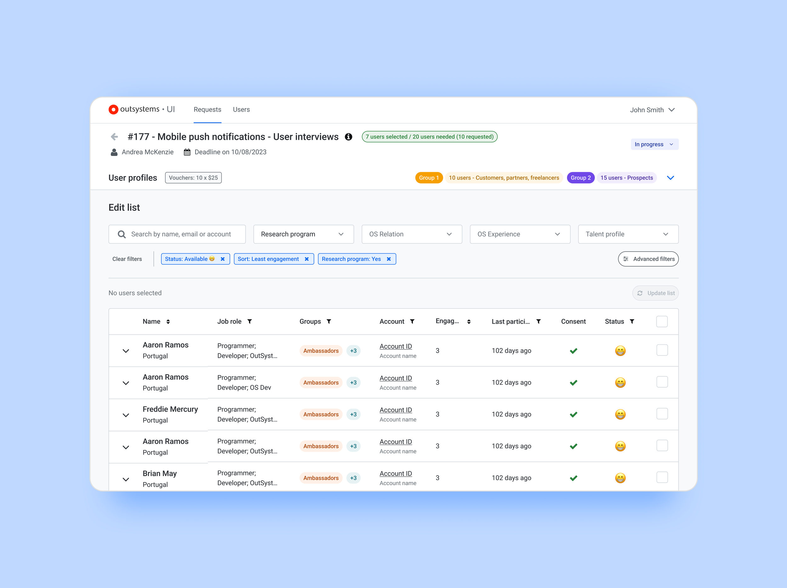 Internal Research Platform: 83% Faster Recruitment, 7+ Hours Saved per Study