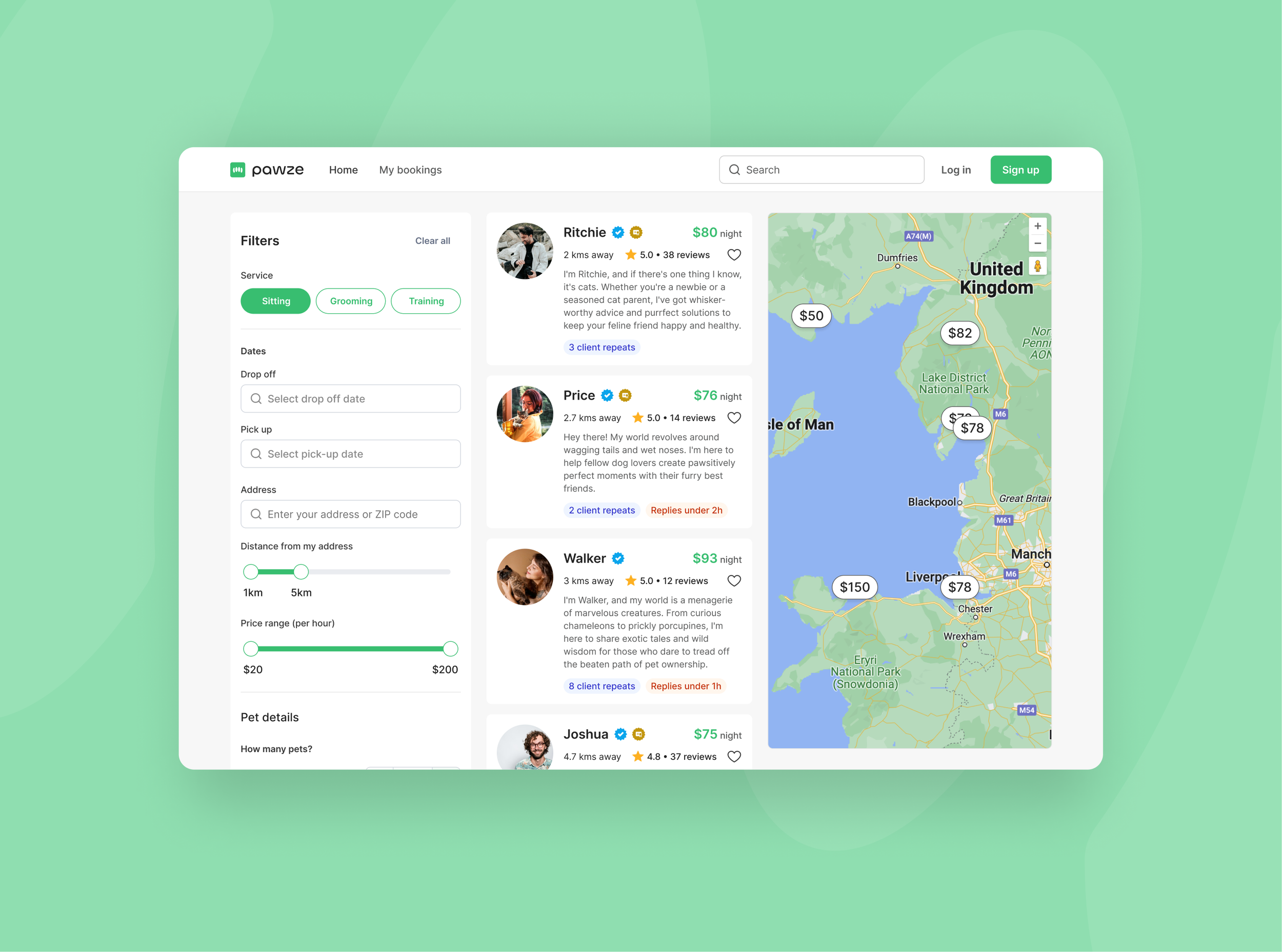 A social platform for pet owners, built to scale community engagement and local discovery