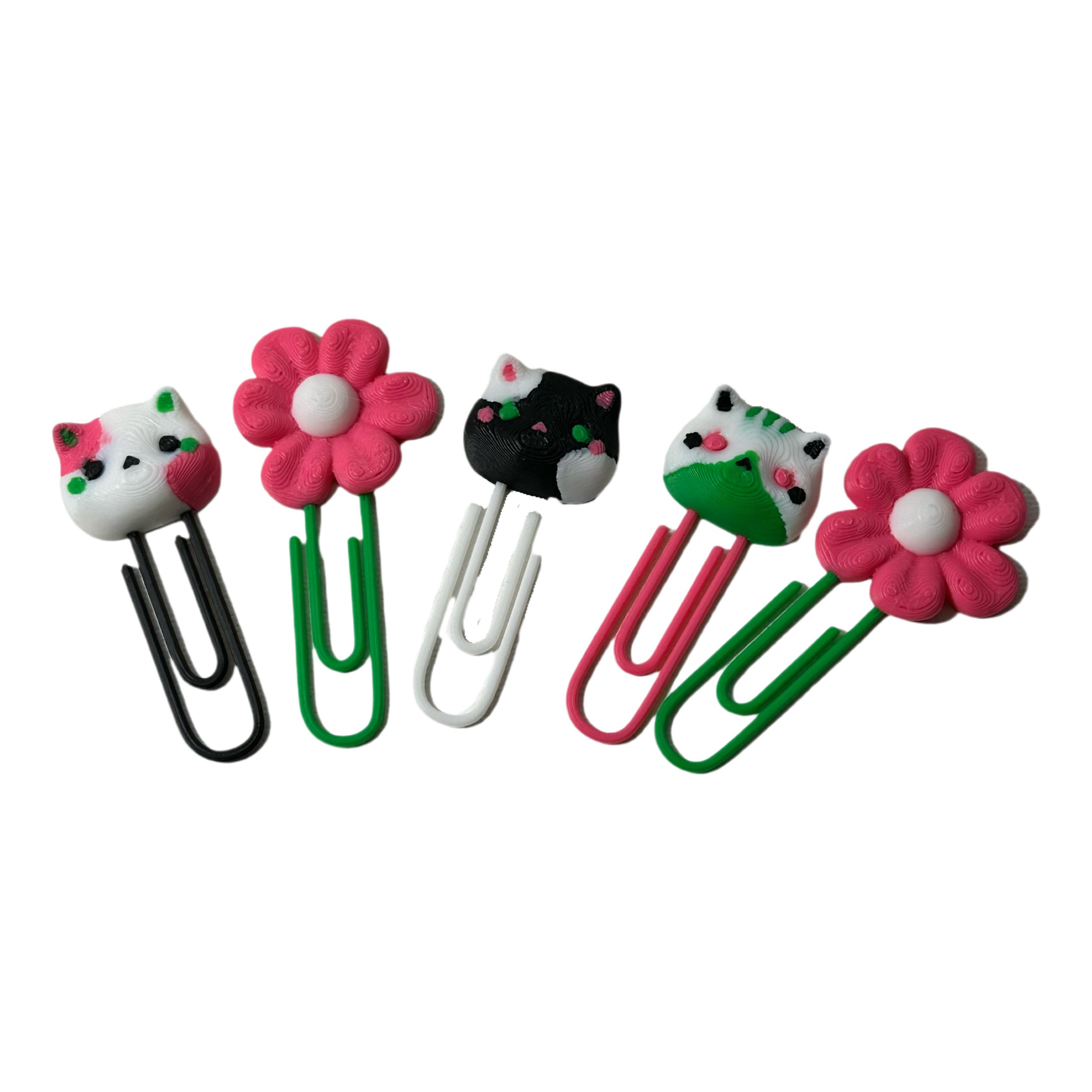 Kawaii Kitty Paperclip Set