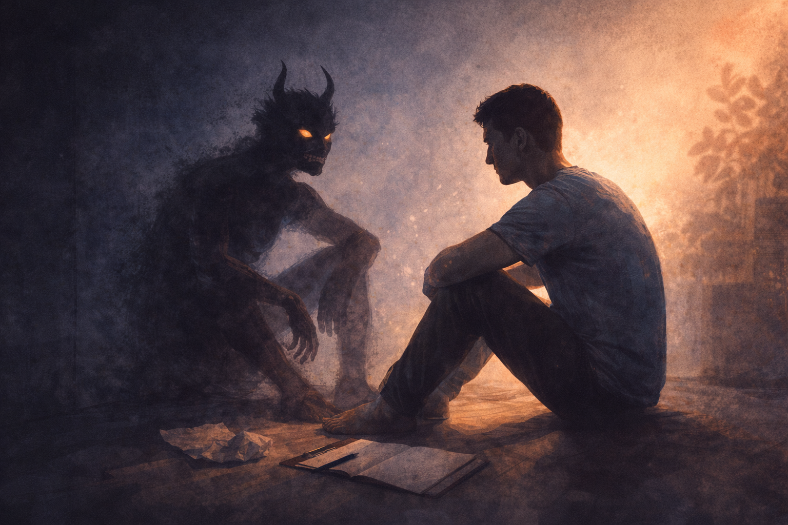 Skugginn í herberginu