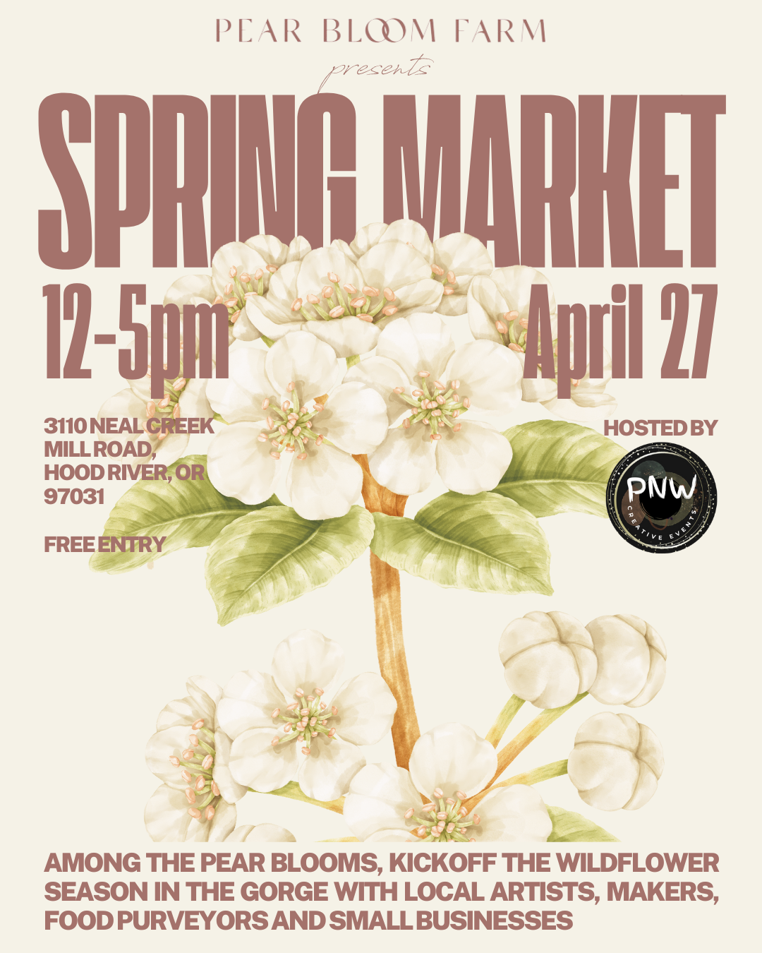 Spring Market At Pear Bloom Farms