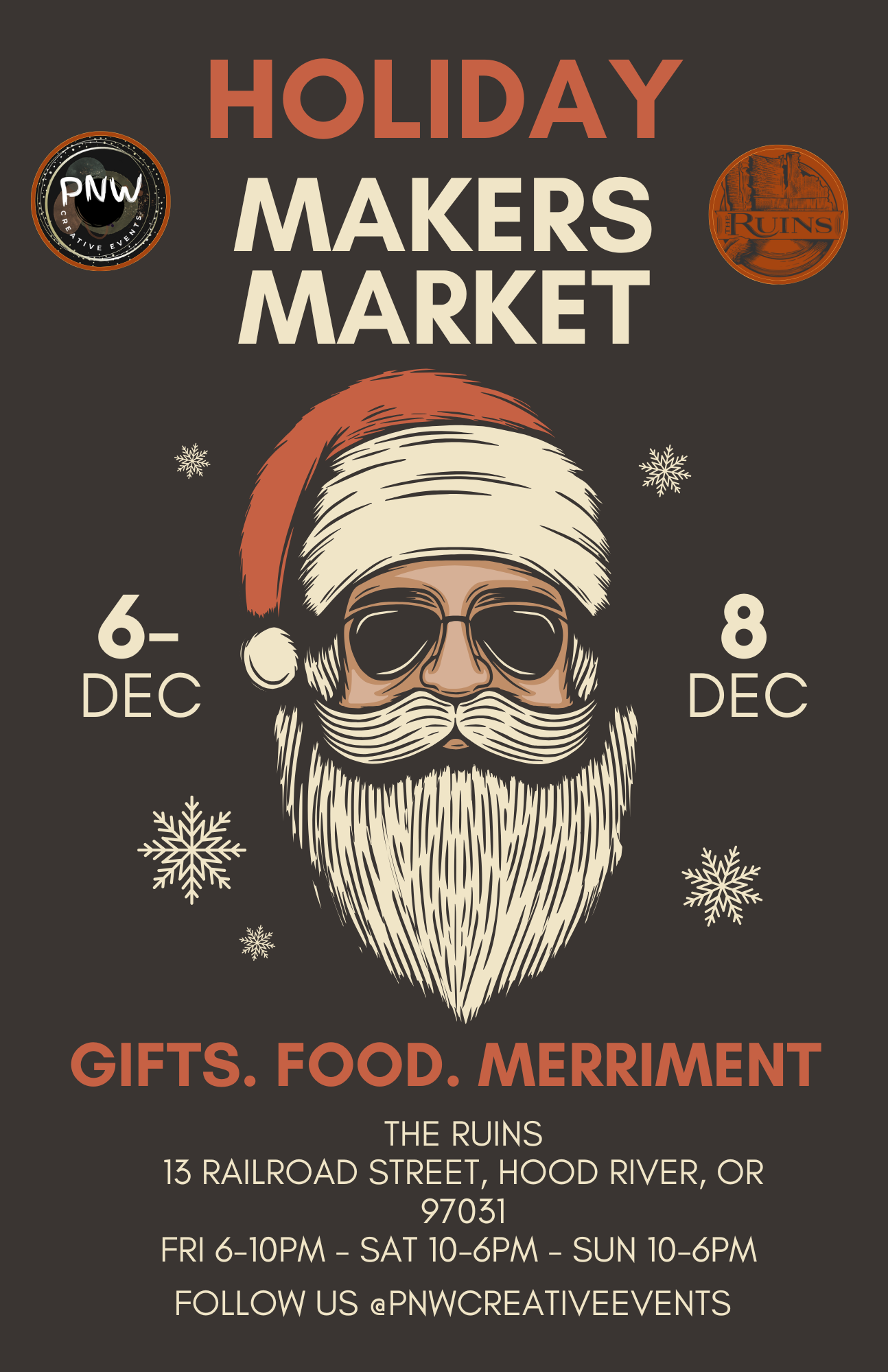 Holiday Makers Market at The Ruins 