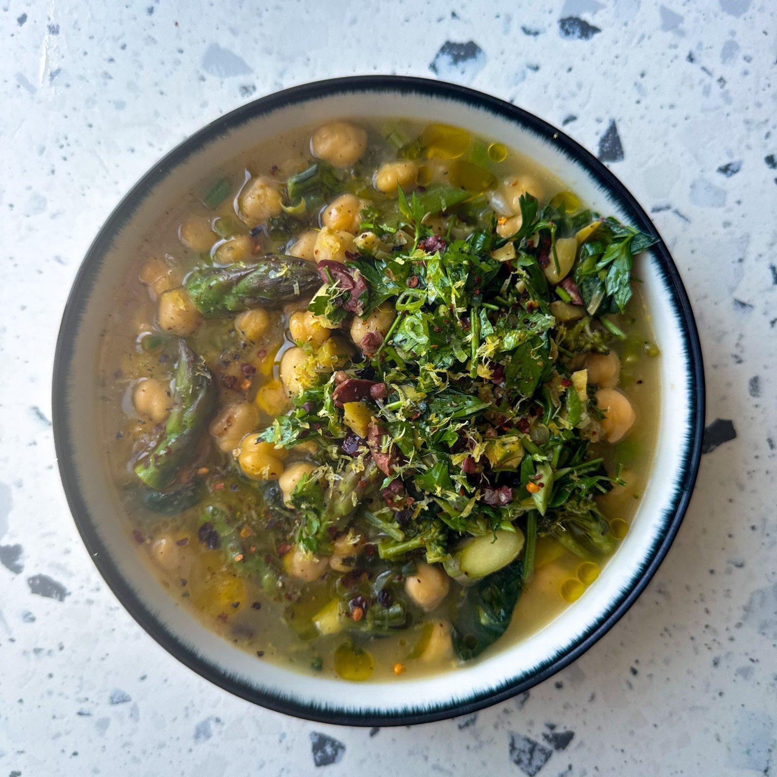 Lemony, Herby Spring Soup