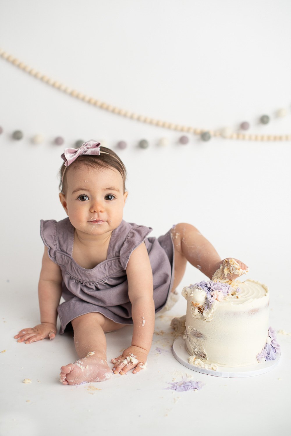 Kelowna Lake Country Okanagan Cake Smash Birthday Photographer
