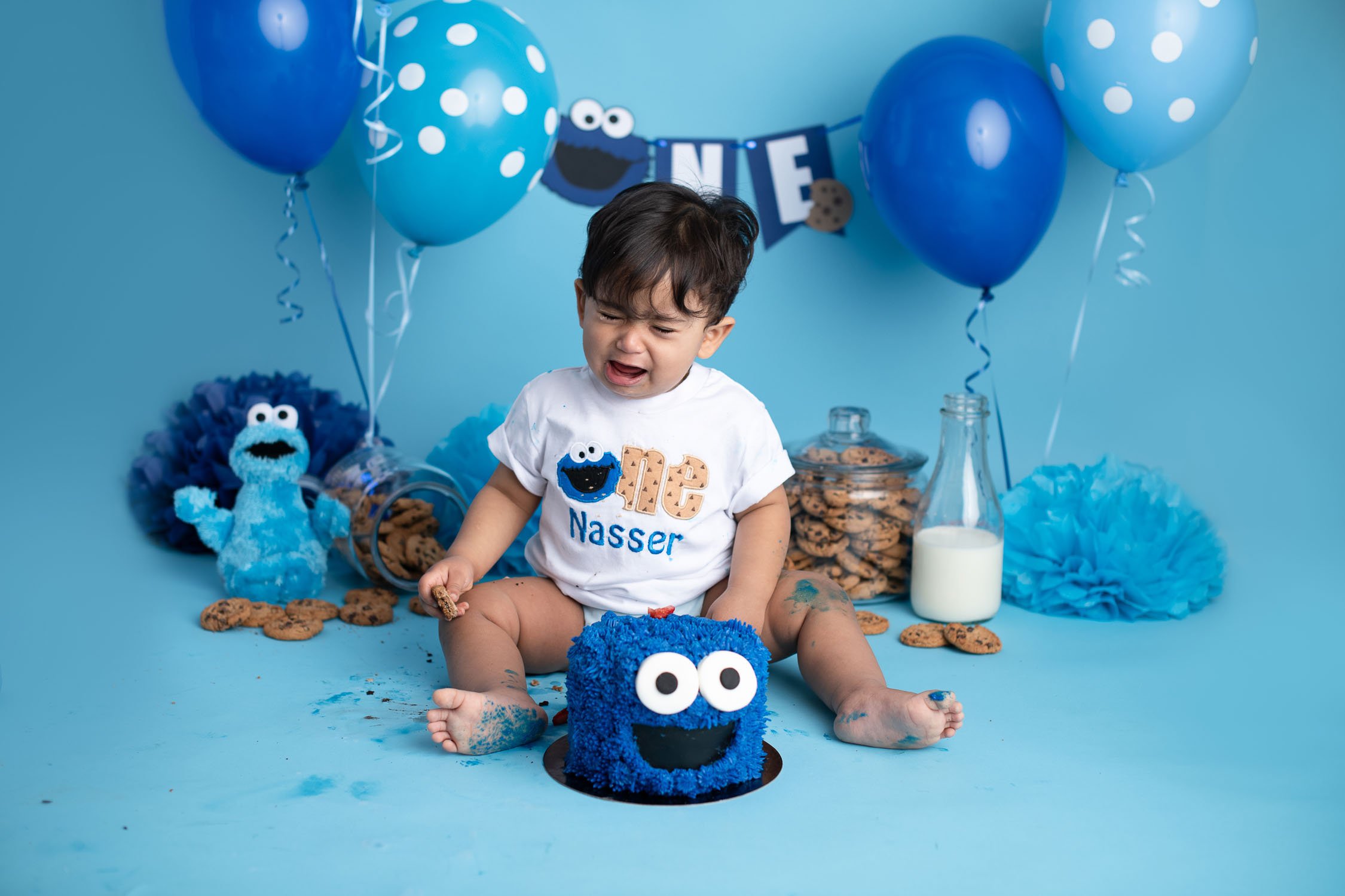 Kelowna Lake Country Okanagan Cake Smash Birthday Photographer