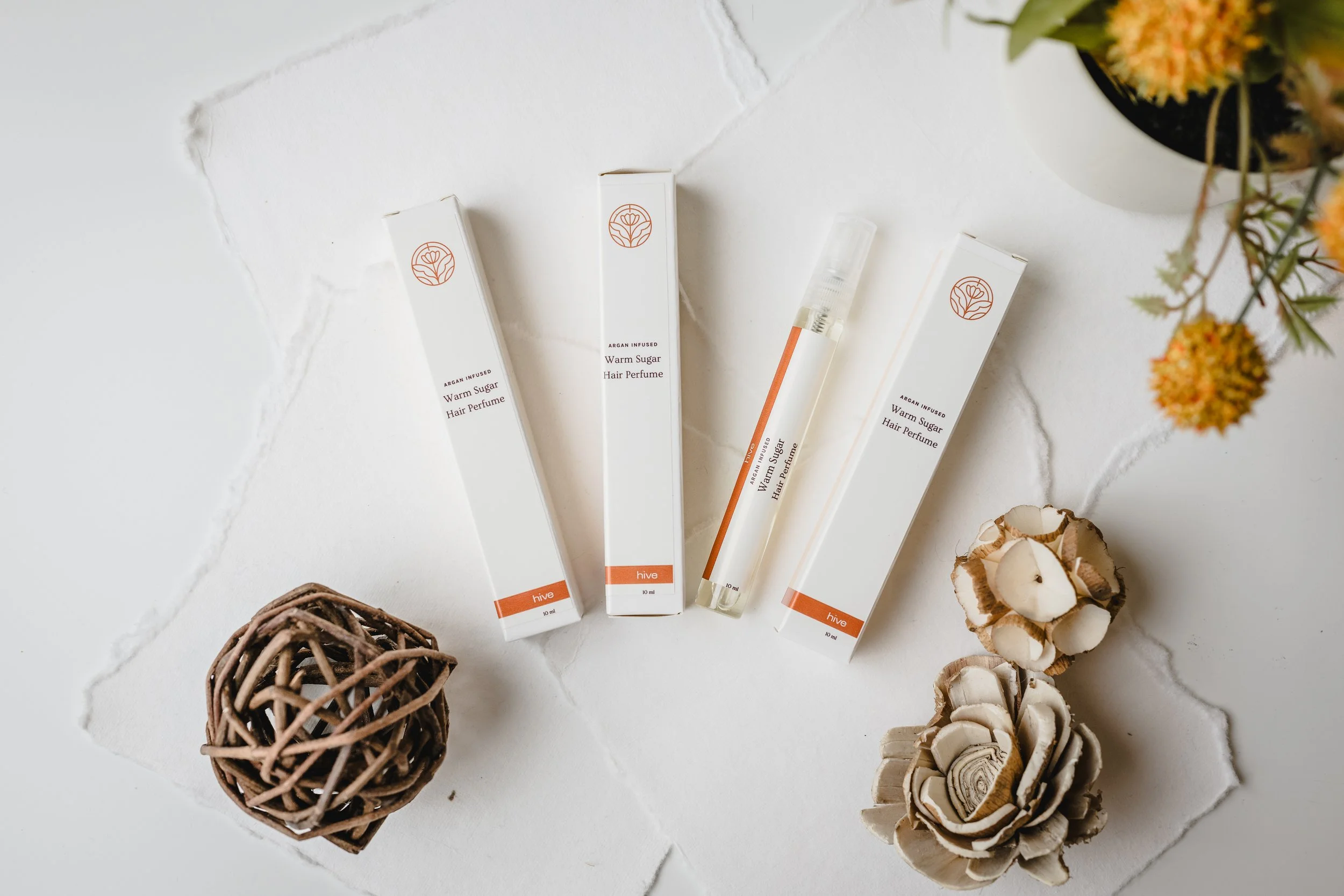 Warm Sugar hair perfume 10ML flat lay.jpg