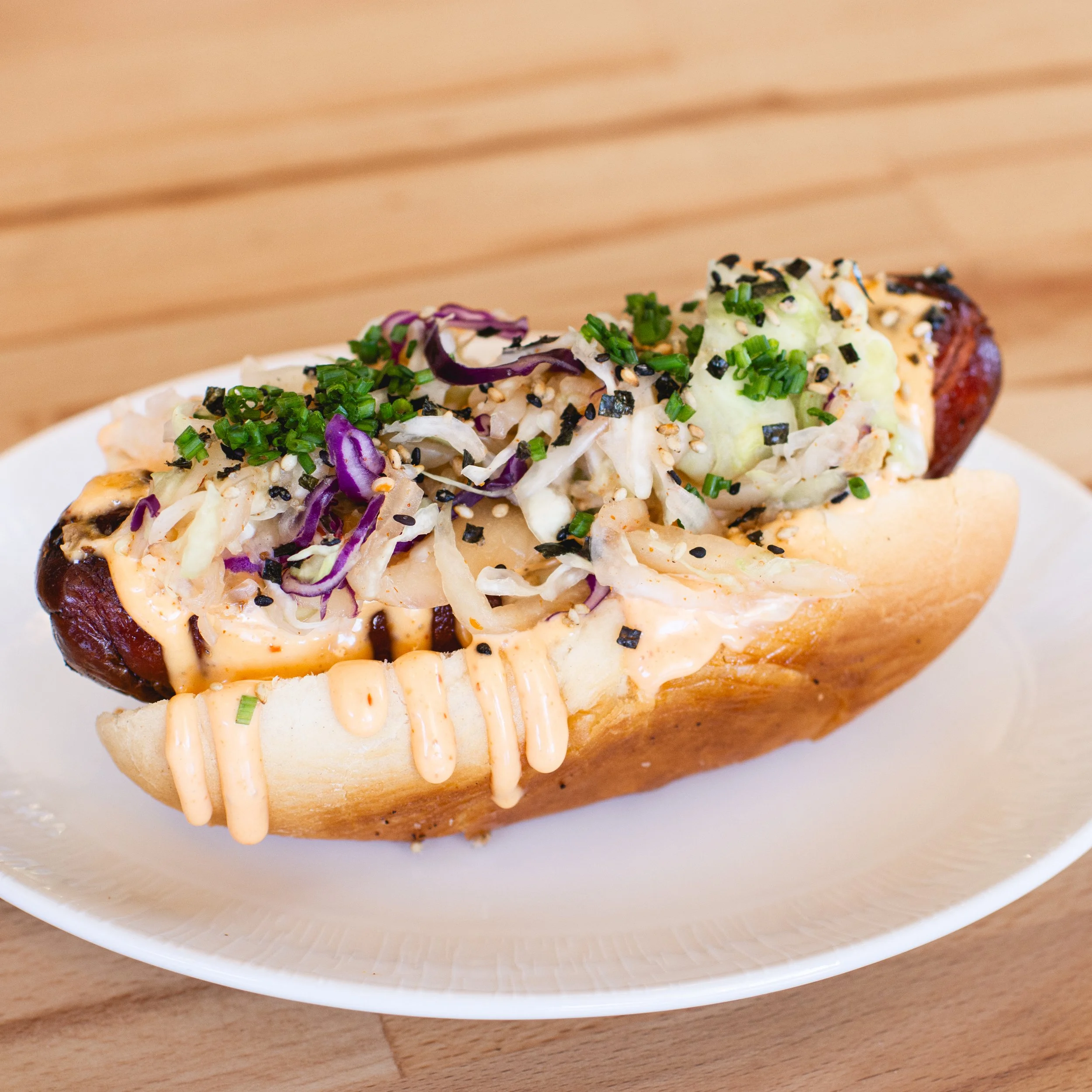 Wagyu beef hot dog (special)