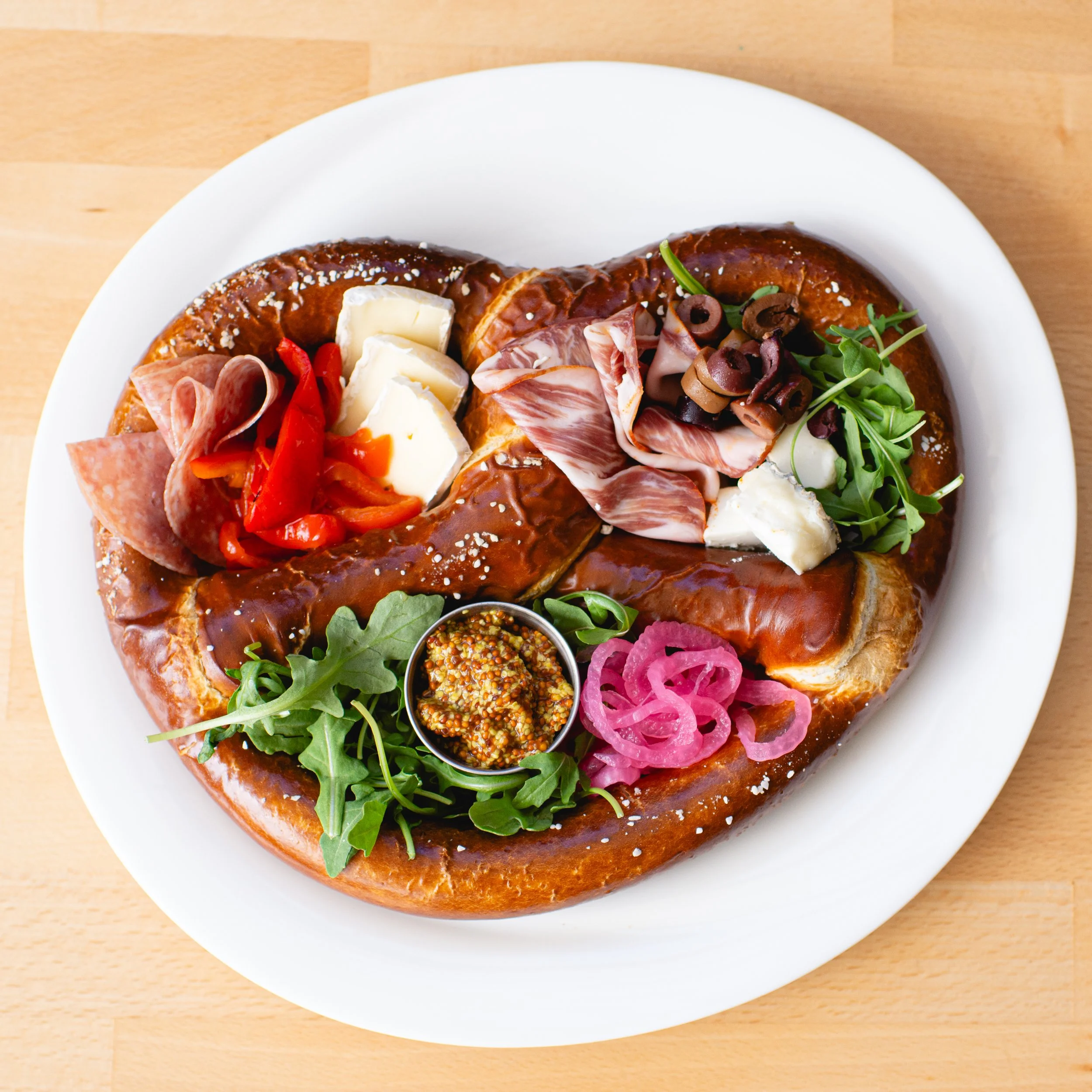 Jumbo Bavarian Charcuterie Pretzel (special)