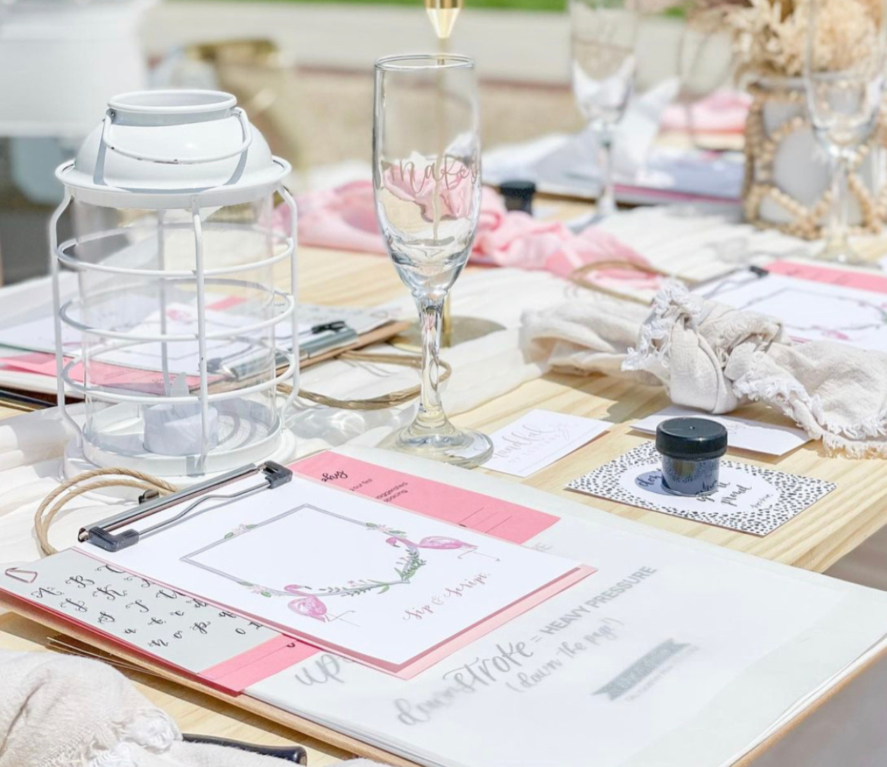 Sip &amp; Script: Modern Calligraphy Class