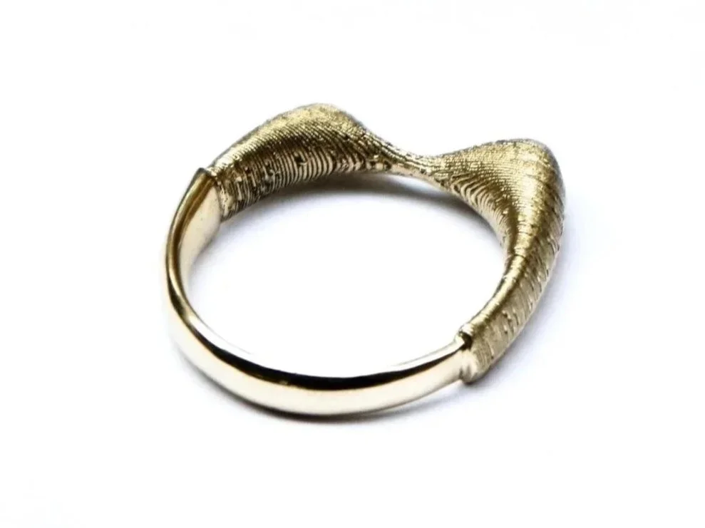 Bespoke 9k Yellow Gold Engagement Ring, Studio Agaea