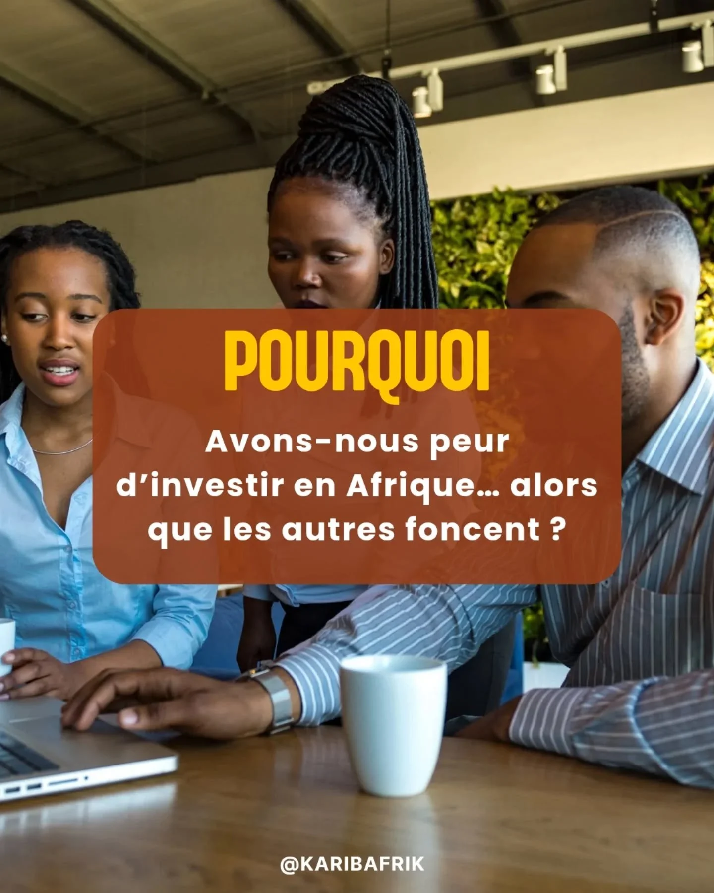 On a peur d&rsquo;investir en Afrique, et on laisse les autres prendre notre place.

Et si on retournait la tendance ?

Chez Karib Afrik, on vit l&rsquo;Afrique, on y travaille, on y croit. Et on t&rsquo;aide &agrave; y croire aussi.

Antillais, Afro