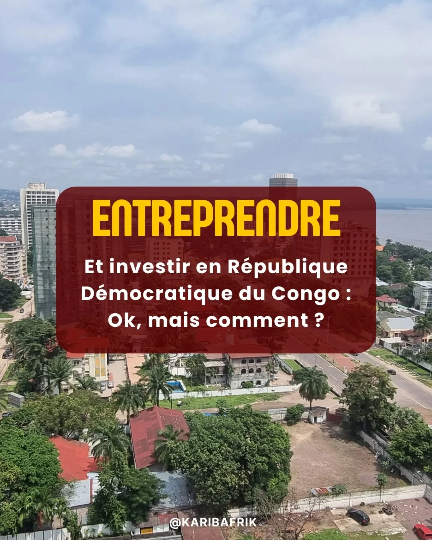 Entreprendre ou investir au Congo ? 🇨🇩

Oui, c&rsquo;est possible. 

Et surtout : tu n&rsquo;as pas &agrave; le faire seul.e.

Beaucoup d&rsquo;Afro-descendants r&ecirc;vent de contribuer au d&eacute;veloppement du continent, de cr&eacute;er un bus
