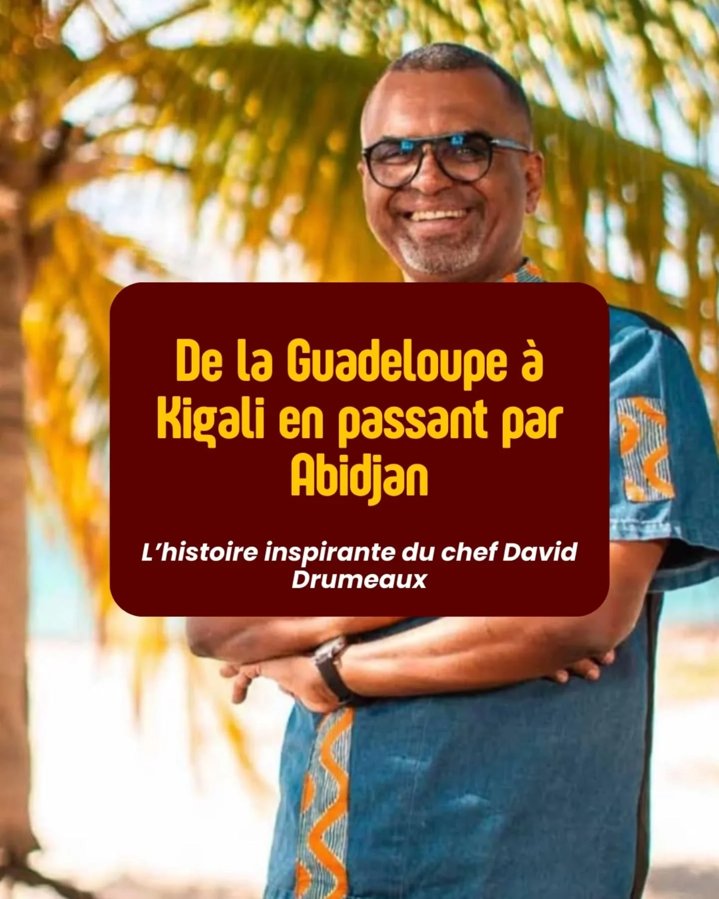 De la Guadeloupe &agrave; Kigali, en passant par Abidjan&hellip; ✈️​

L&rsquo;histoire du @chef_david_drumeaux est celle d&rsquo;un homme qui a choisi de transformer l&rsquo;&eacute;preuve en opportunit&eacute;.

Quand le Covid a tout boulevers&eacut