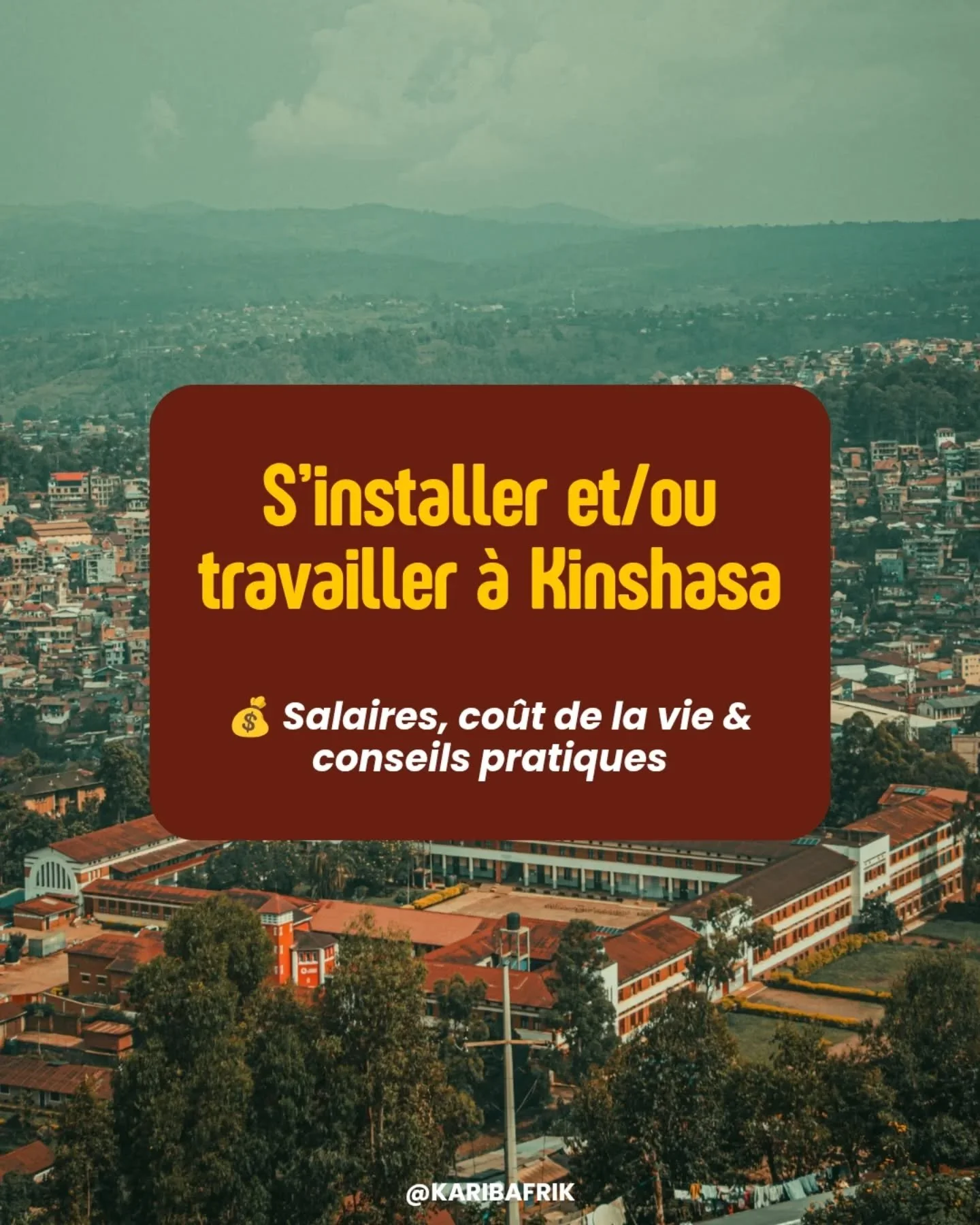 🌆 Kinshasa, la ville o&ugrave; tout bouge !

Entre opportunit&eacute;s professionnelles, vie urbaine intense et co&ucirc;t de la vie parfois&hellip; surprenant 😅, la capitale congolaise attire autant qu&rsquo;elle interroge.

💵 SMIG revaloris&eacu